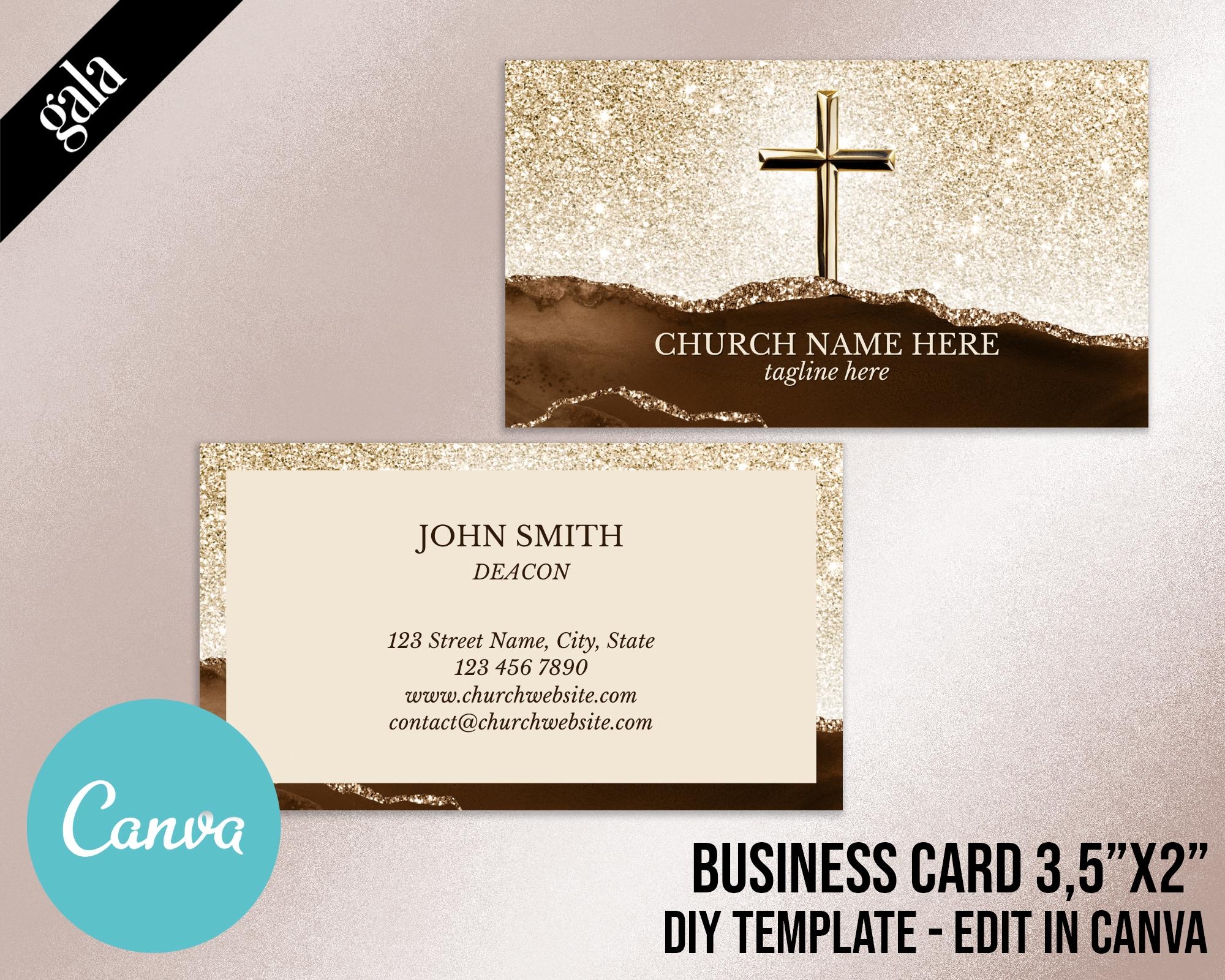 Church Business Cards Templates For Deacon Pastor Minister Preacher Or Bishop Religious Canva Template 001 Etsy Church Business Cards Templates For Deacon Pastor Minister Preacher Or Bishop Religious Canva Template 001 Etsy