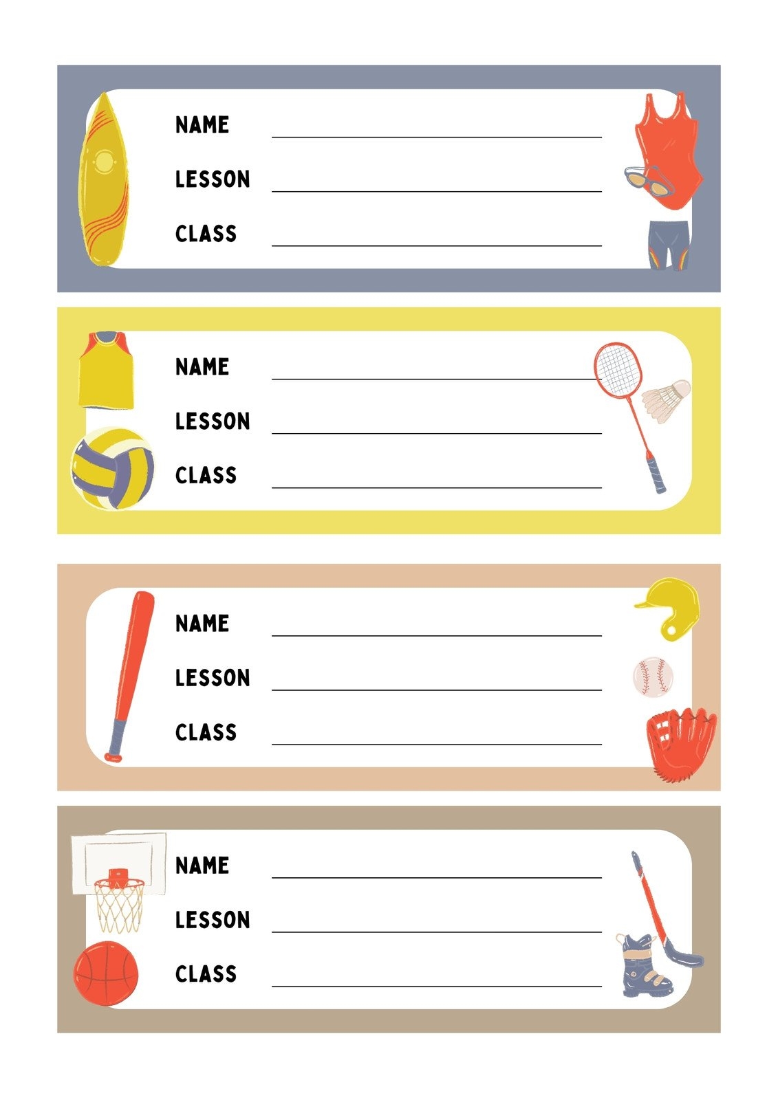 Classroom Book Labels Template Free teacher Made Worksheets Library