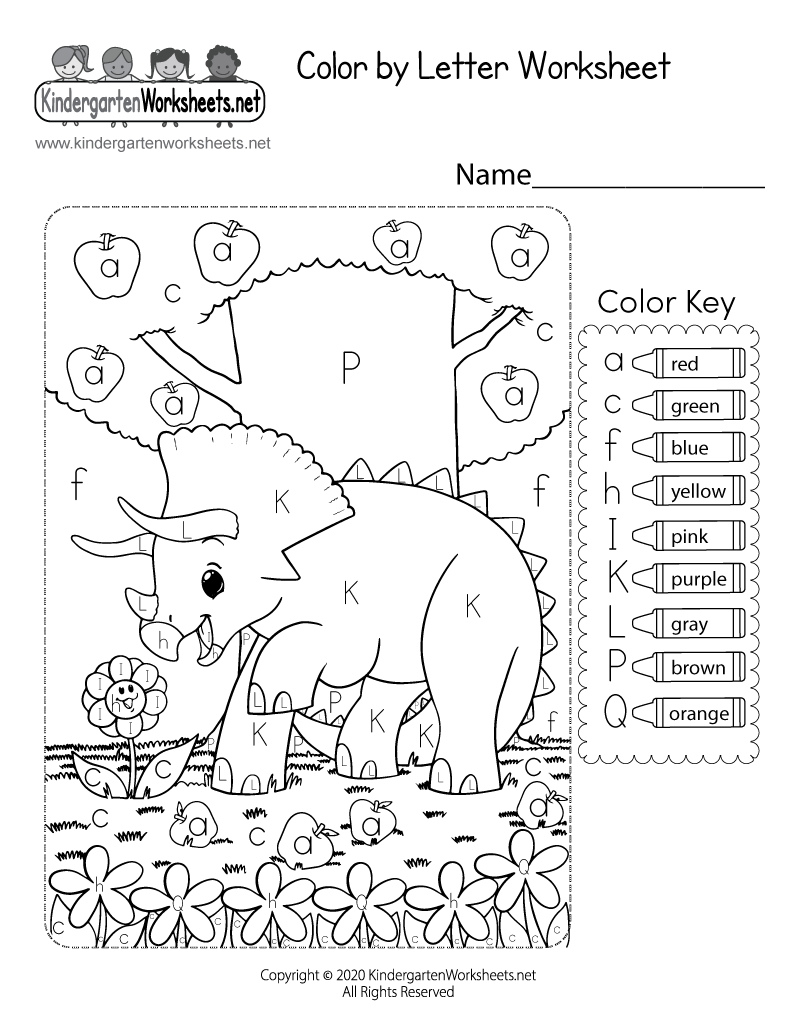 Color By Letter Worksheet Free Printable Digital U0026 PDF