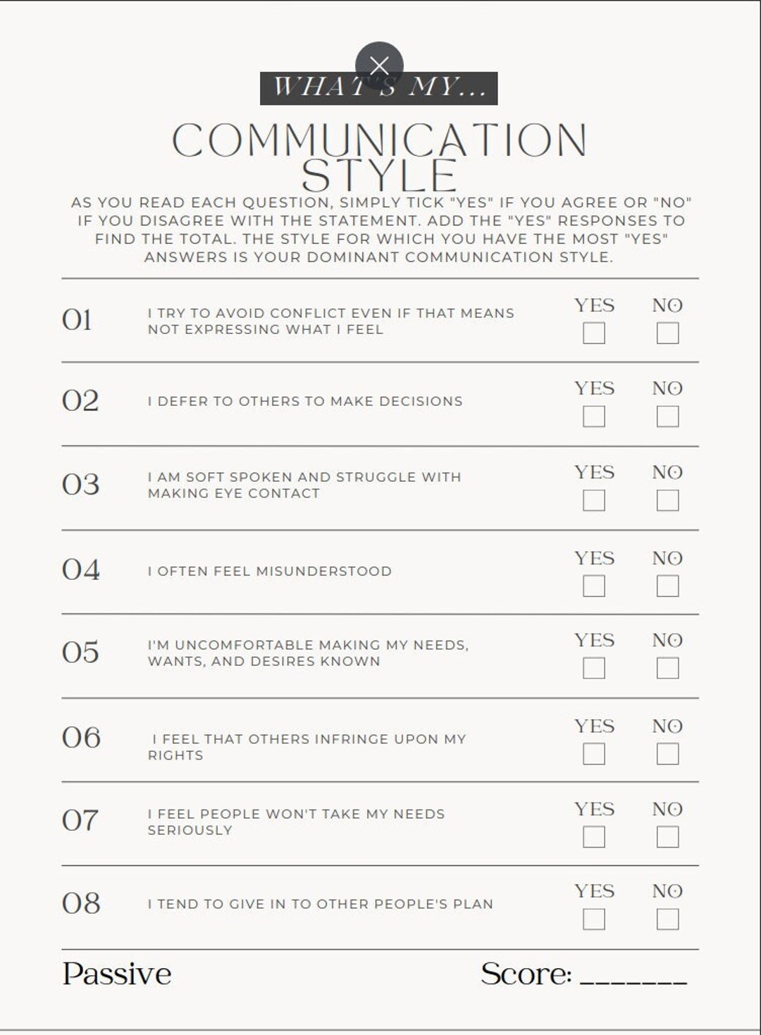 Communication Styles Bundle Etsy