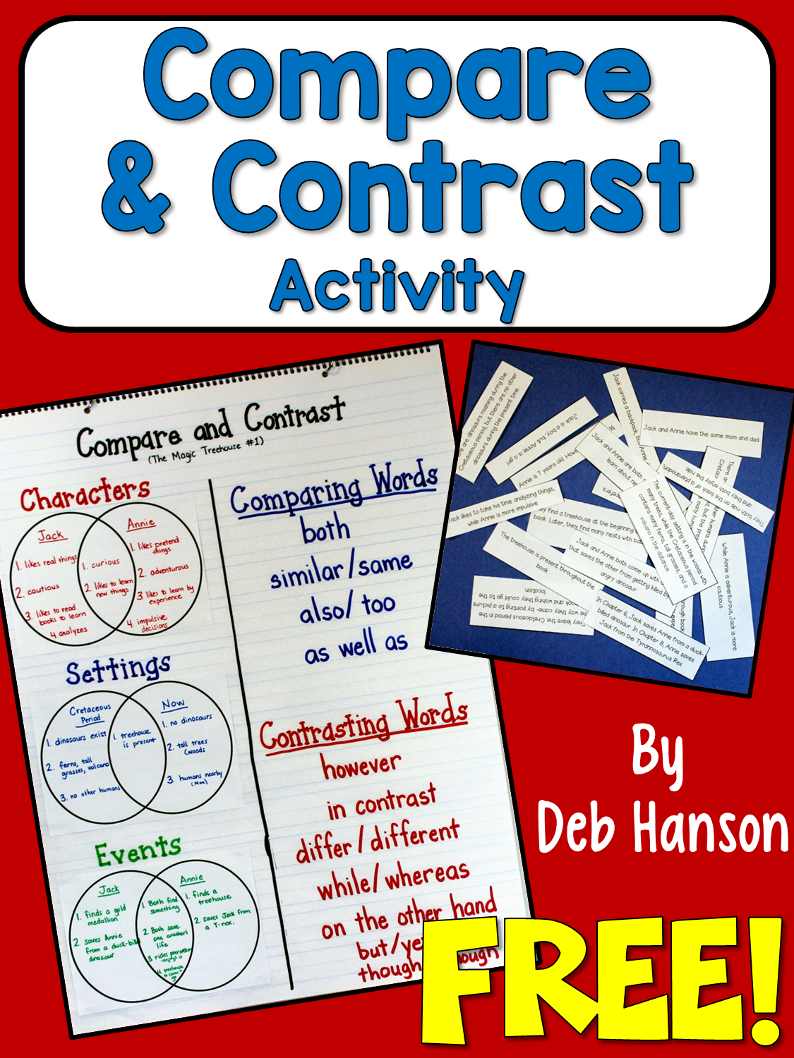 Compare And Contrast Address The Standards With This FREE Activity Crafting Connections Compare And Contrast Address The Standards With This FREE Activity Crafting Connections
