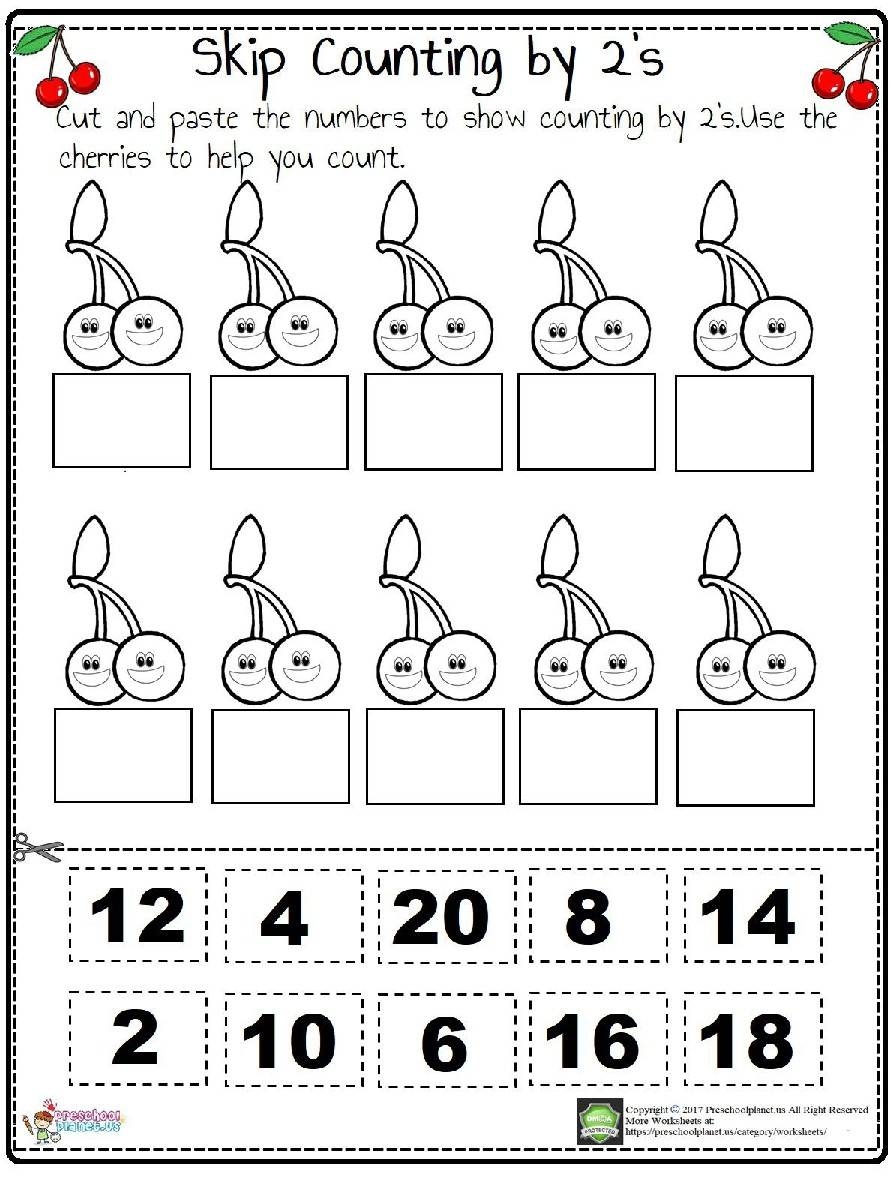 Counting By 2 s Worksheet By Preschoolplanet TPT