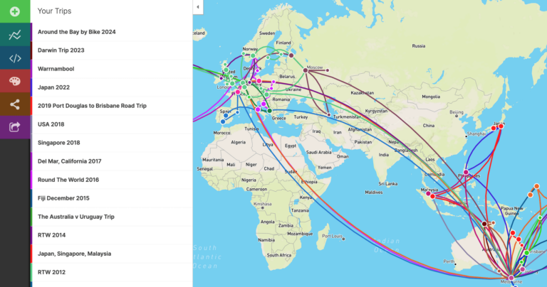 Create Your Free Travel Map Map Your Trip Itinerary On Travellerspoint