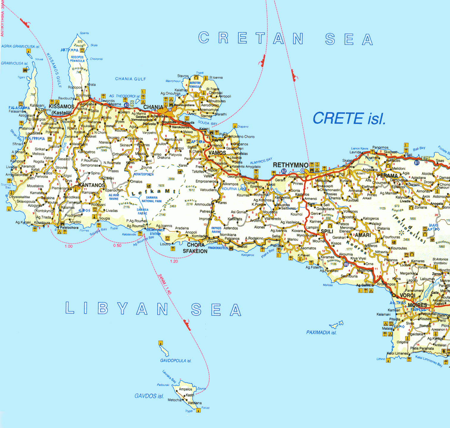 Crete Maps City Maps Explore Crete