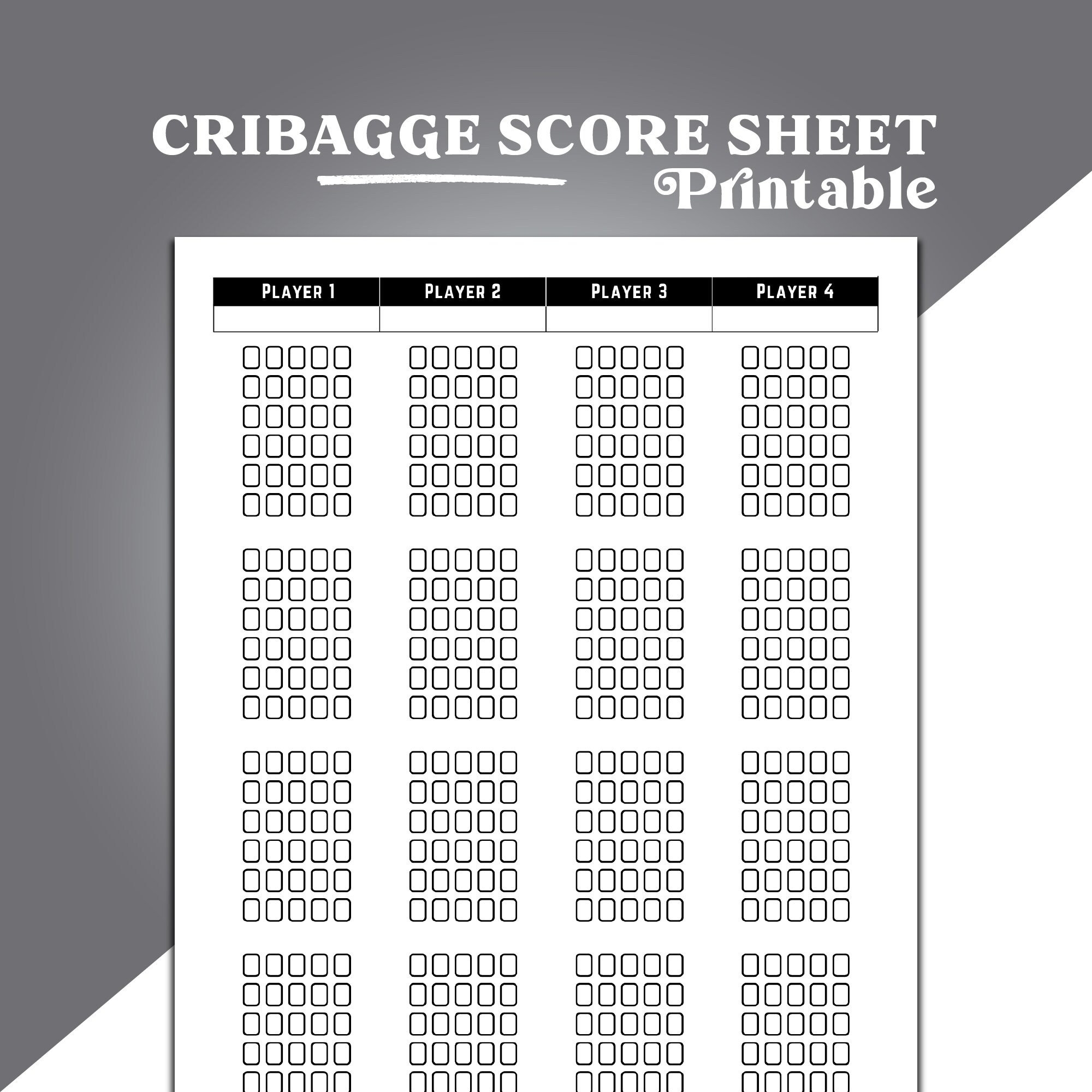 Cribbage Score Sheets Cribbage Scoring Cribbage Scoring Aid Printable Cribbage Scoring Chart Crib Scoring Sheet cribbage Score Pad Print Etsy New Zealand