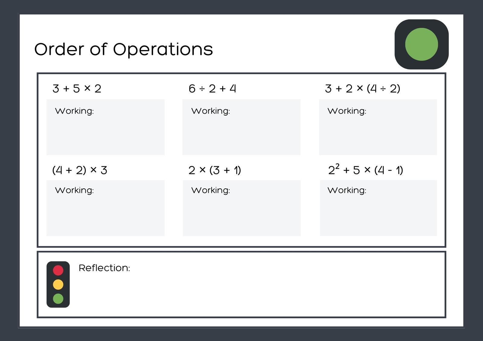 Customize 16 Order Of Operations Worksheets Templates Online Canva