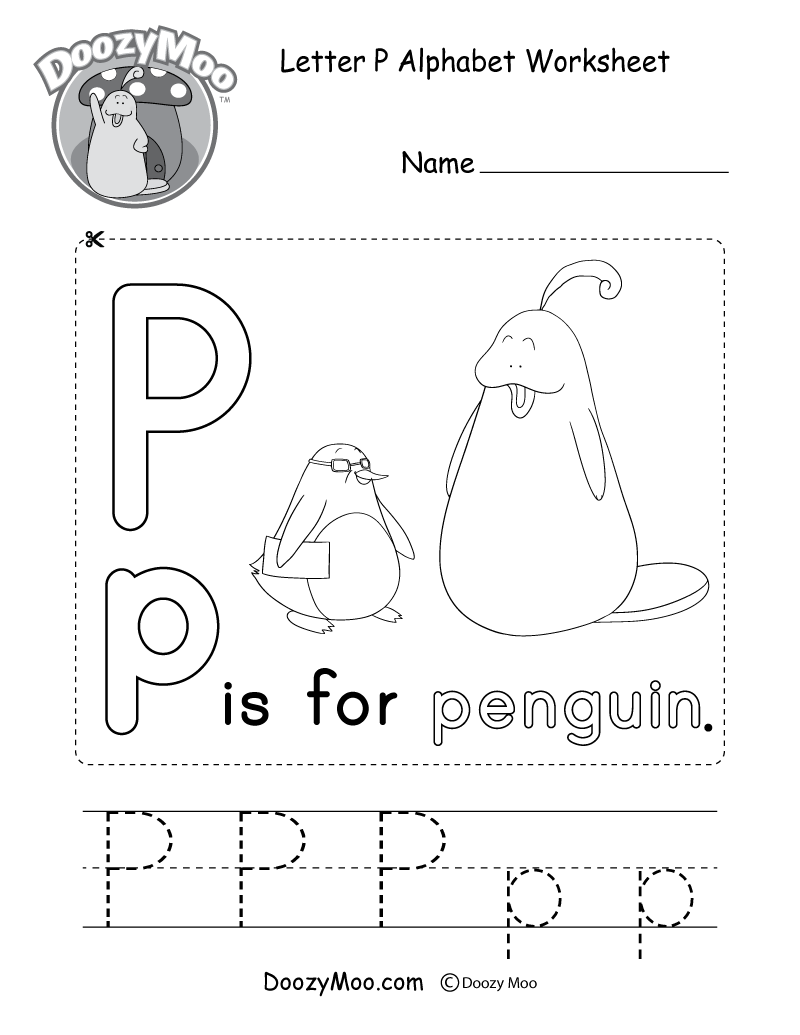 Letter P Worksheets Printable