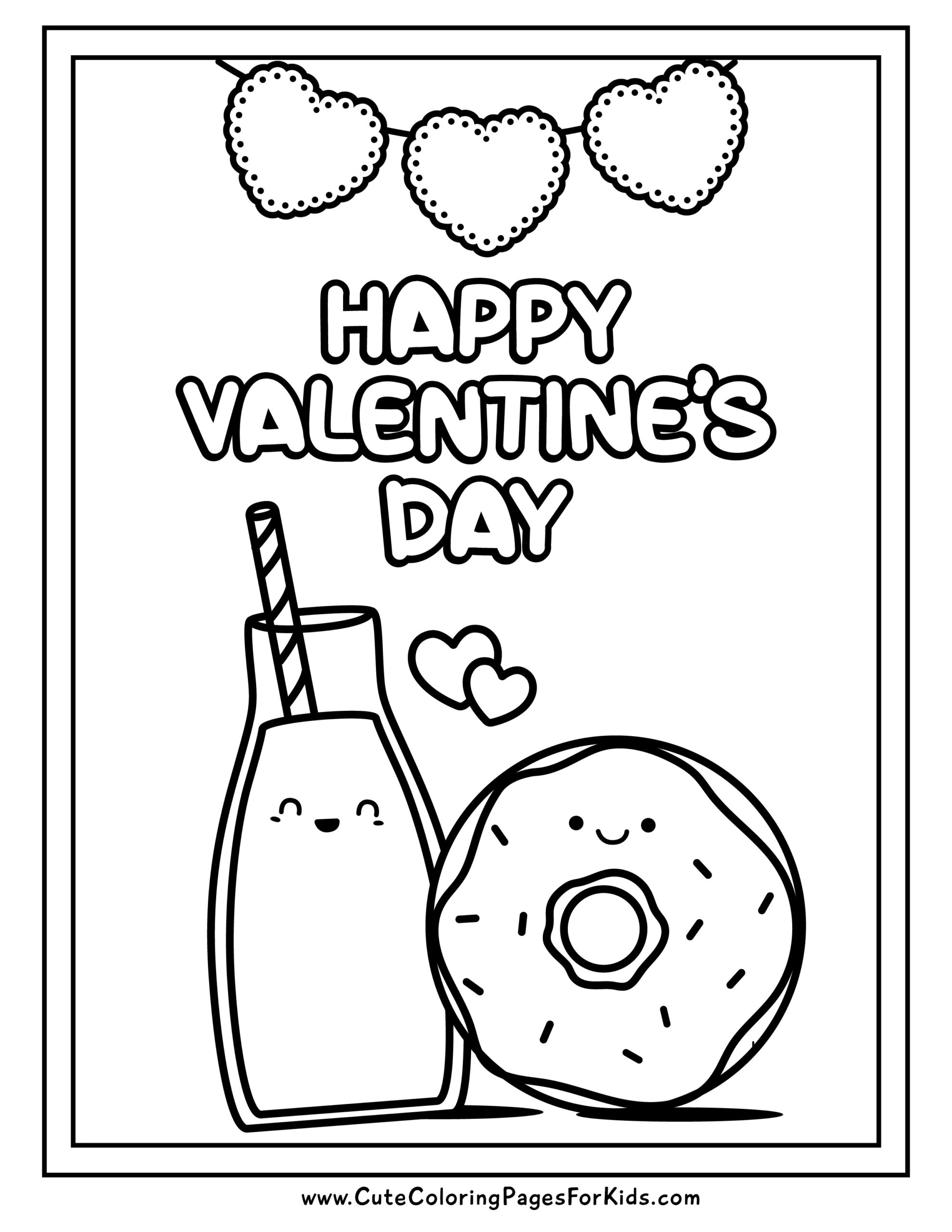 Cute Valentine s Day Cards Cute Valentine s Day Free Printable Cute Valentine Coloring Pages For Kids And Adults What To Do On