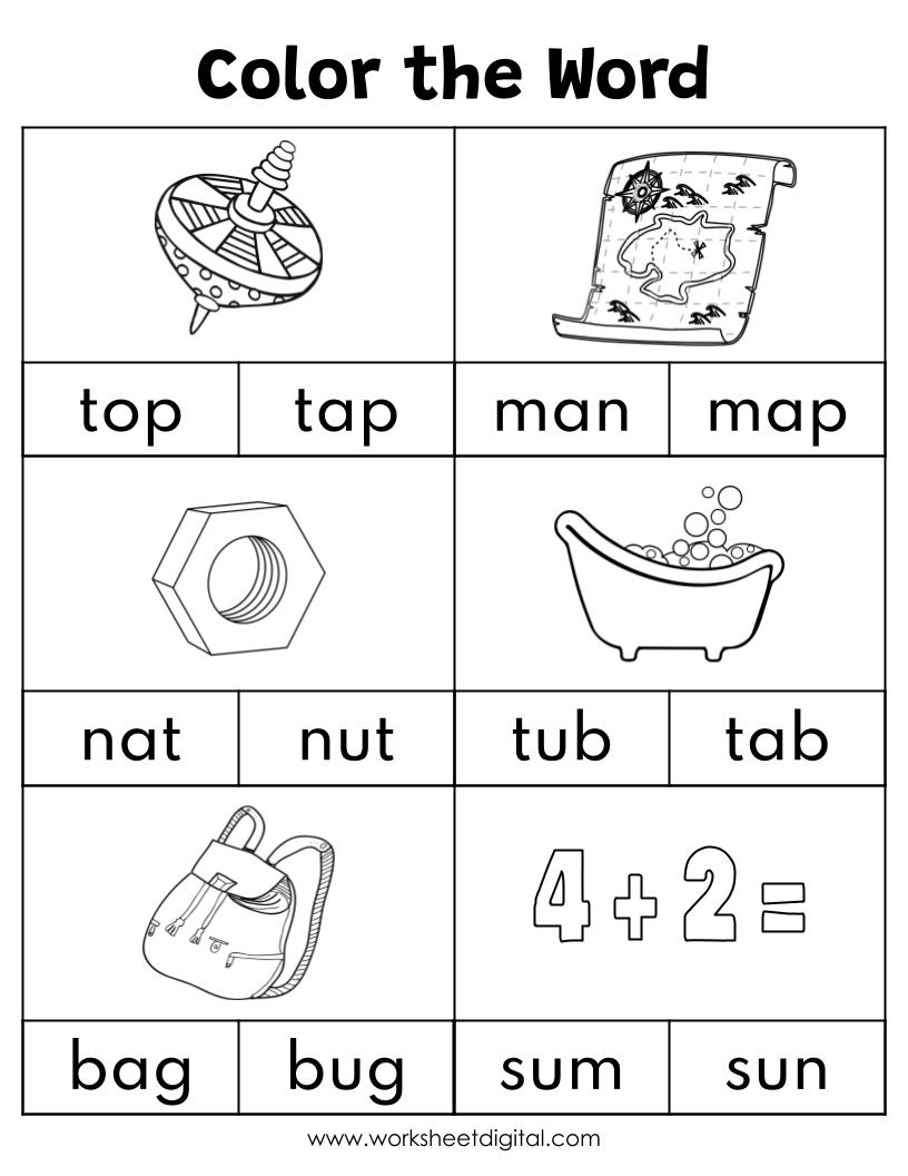 Free Printable Preschool Phonics Worksheets