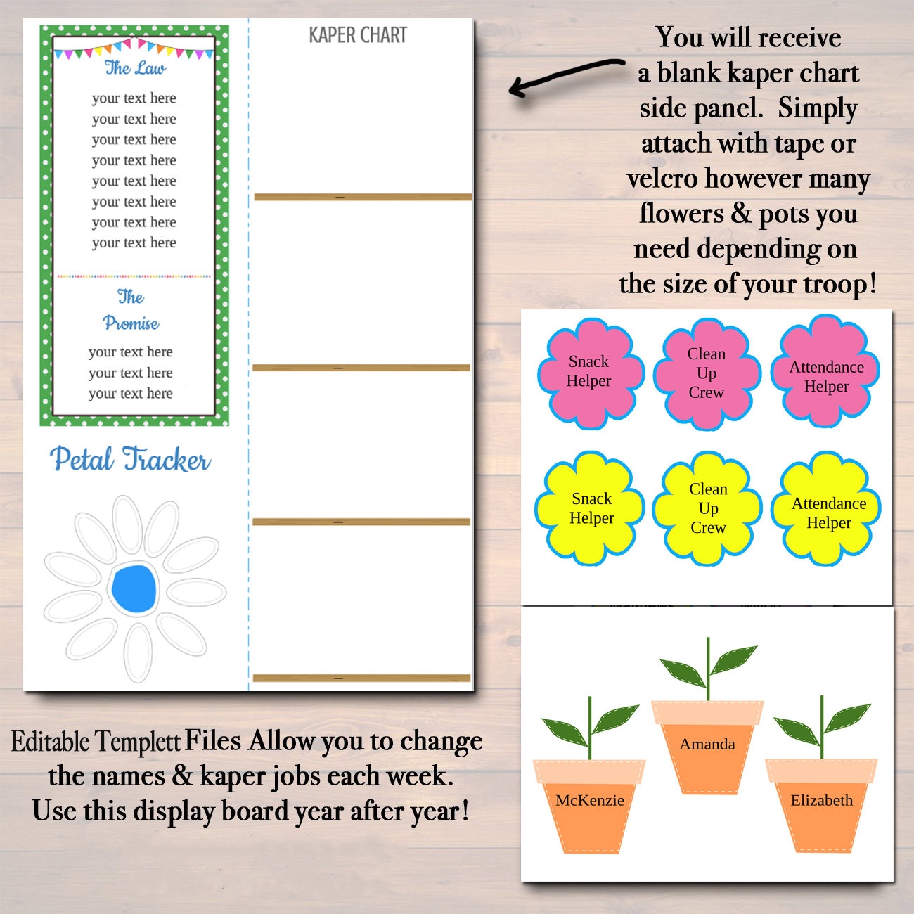 Daisy Kaper Chart Free Printable