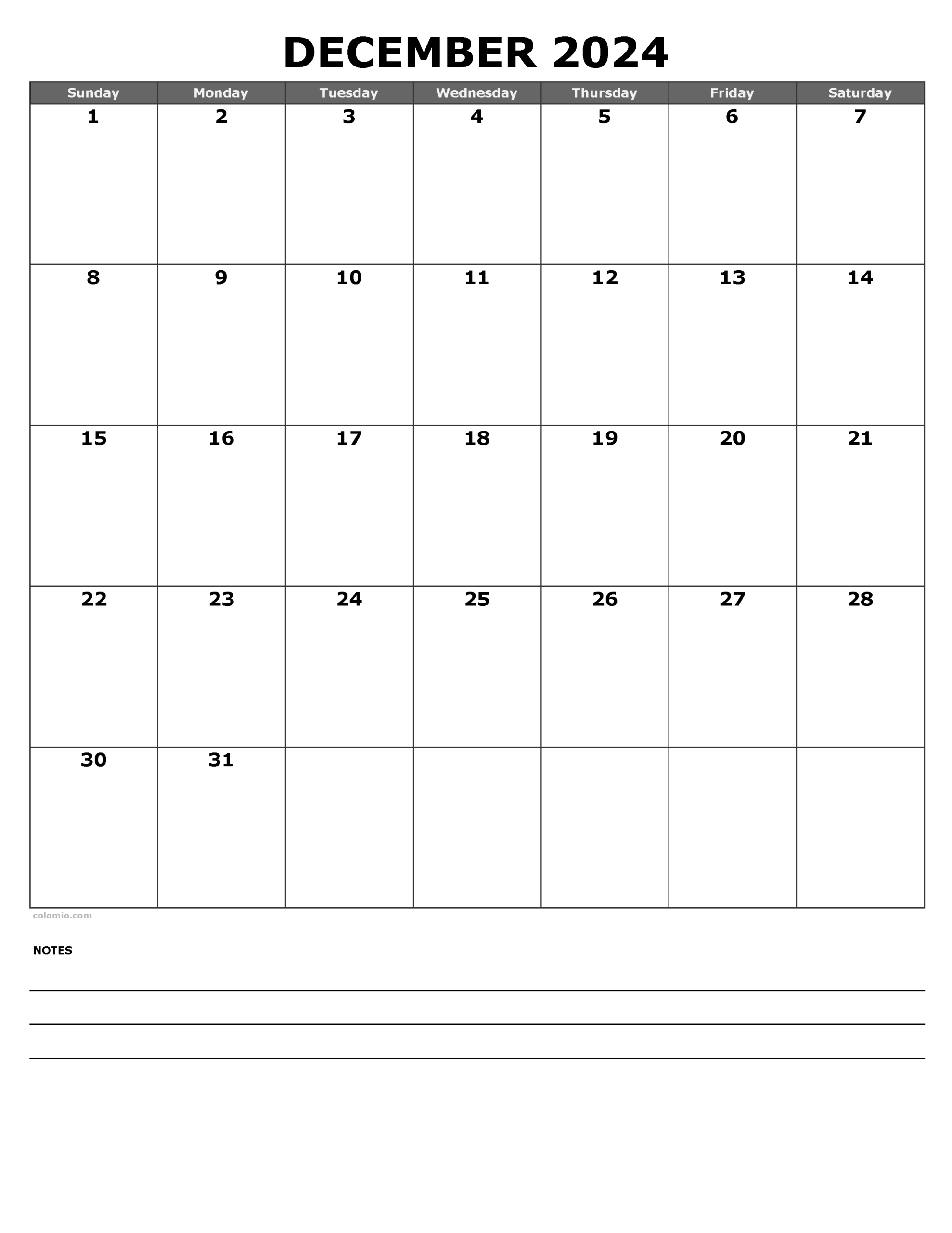 December 2025 Calendar Free Printable PDF XLS And PNG
