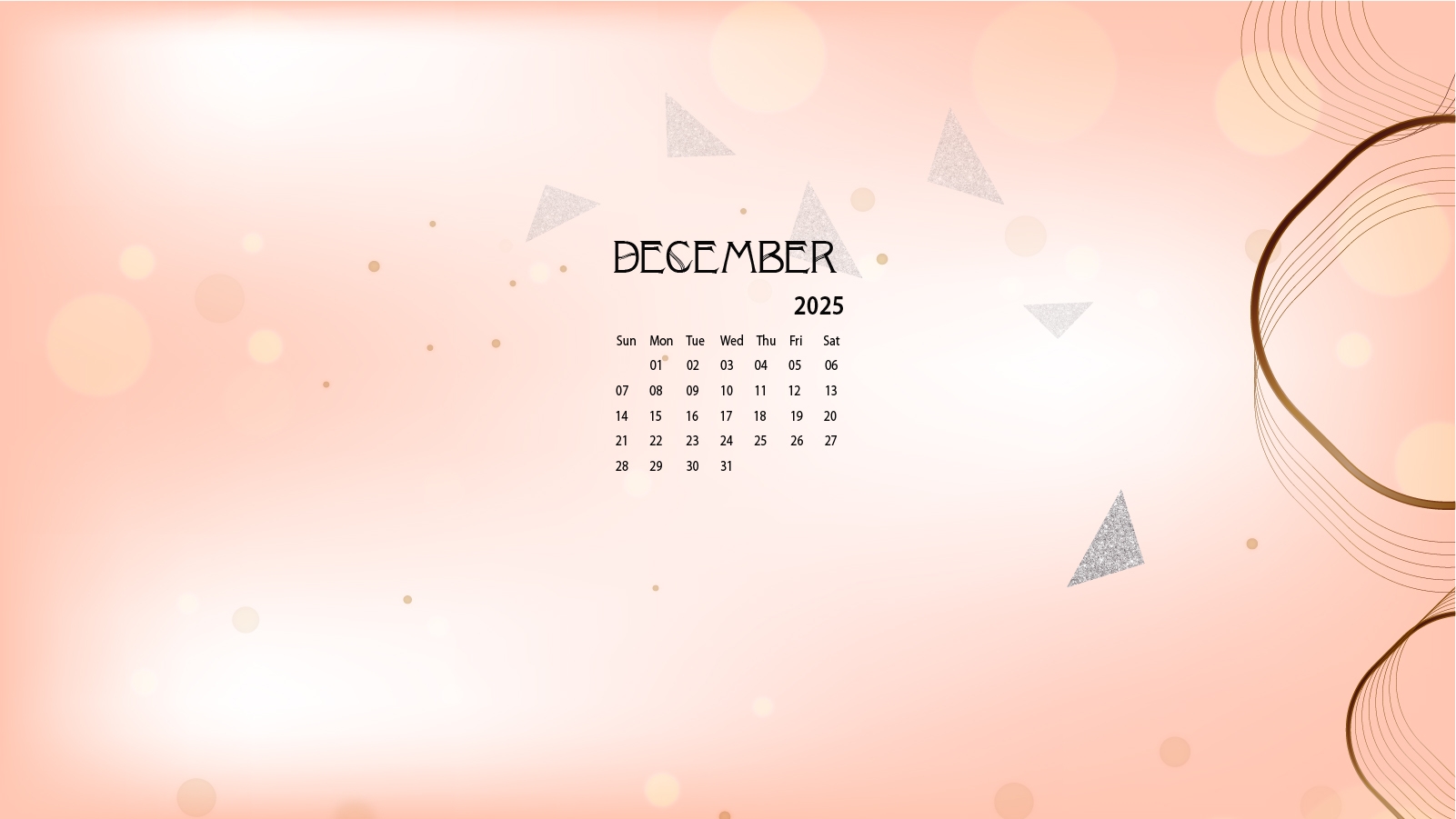 December 2025 Desktop Wallpaper Calendar CalendarLabs