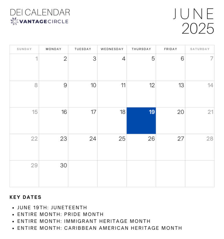 DEI Calendar 2025 Key Dates For Celebrating Diversity And Inclusion At Work