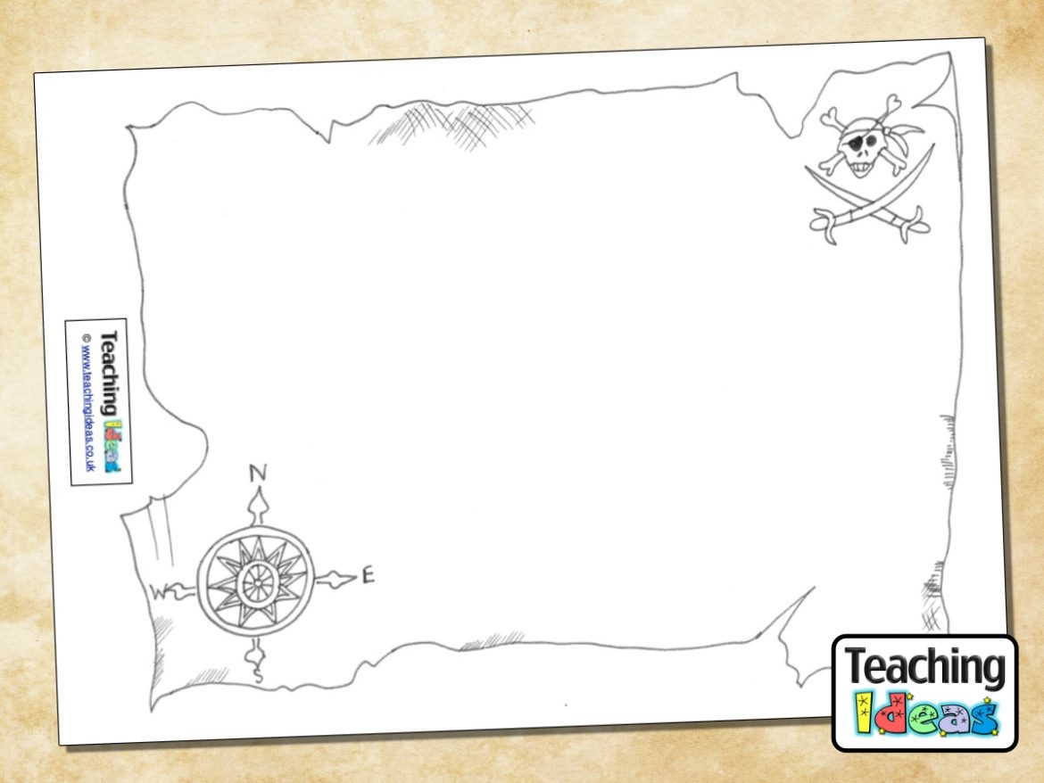Free Printable Pirate Treasure Map Template