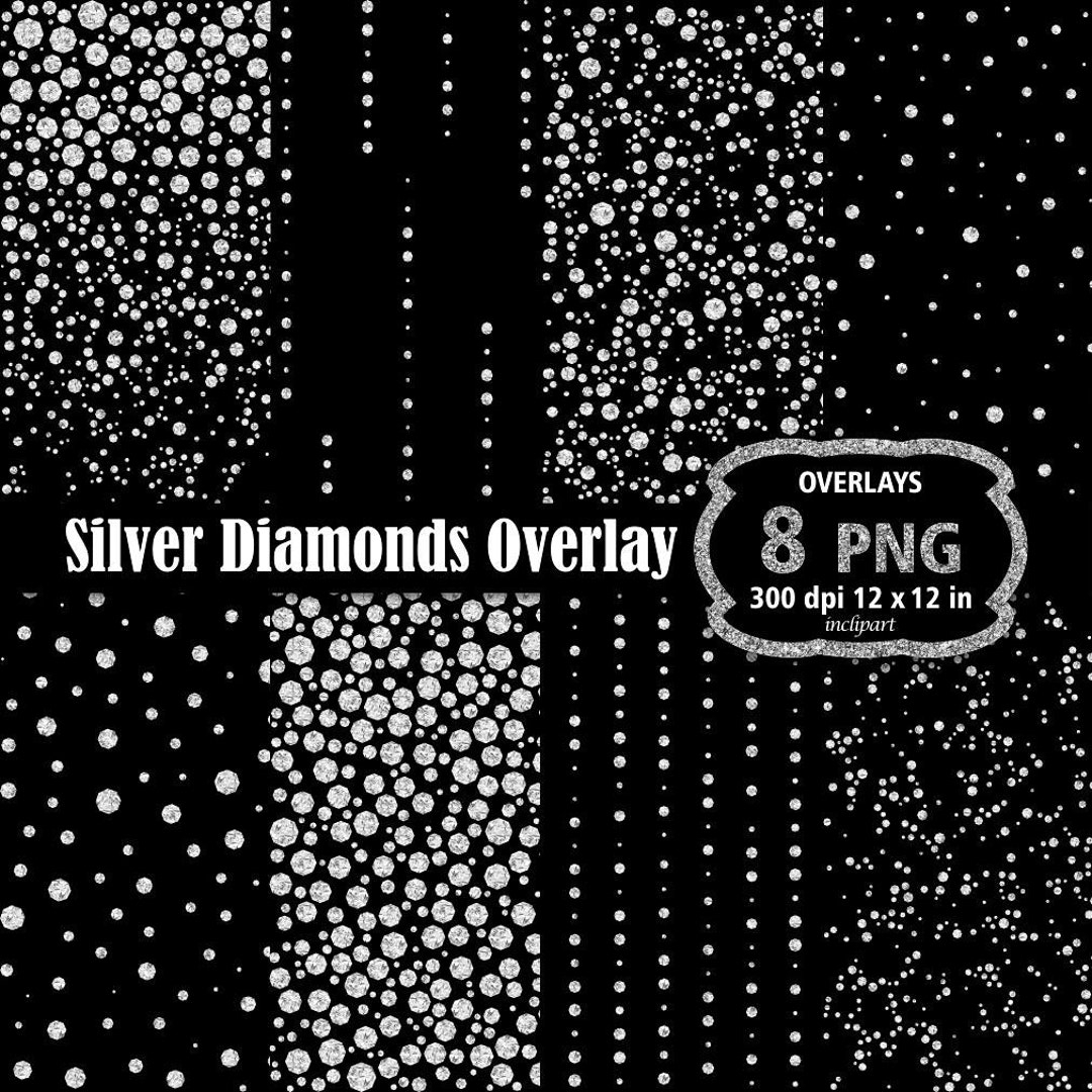 Free Printable Silver Diamond Template