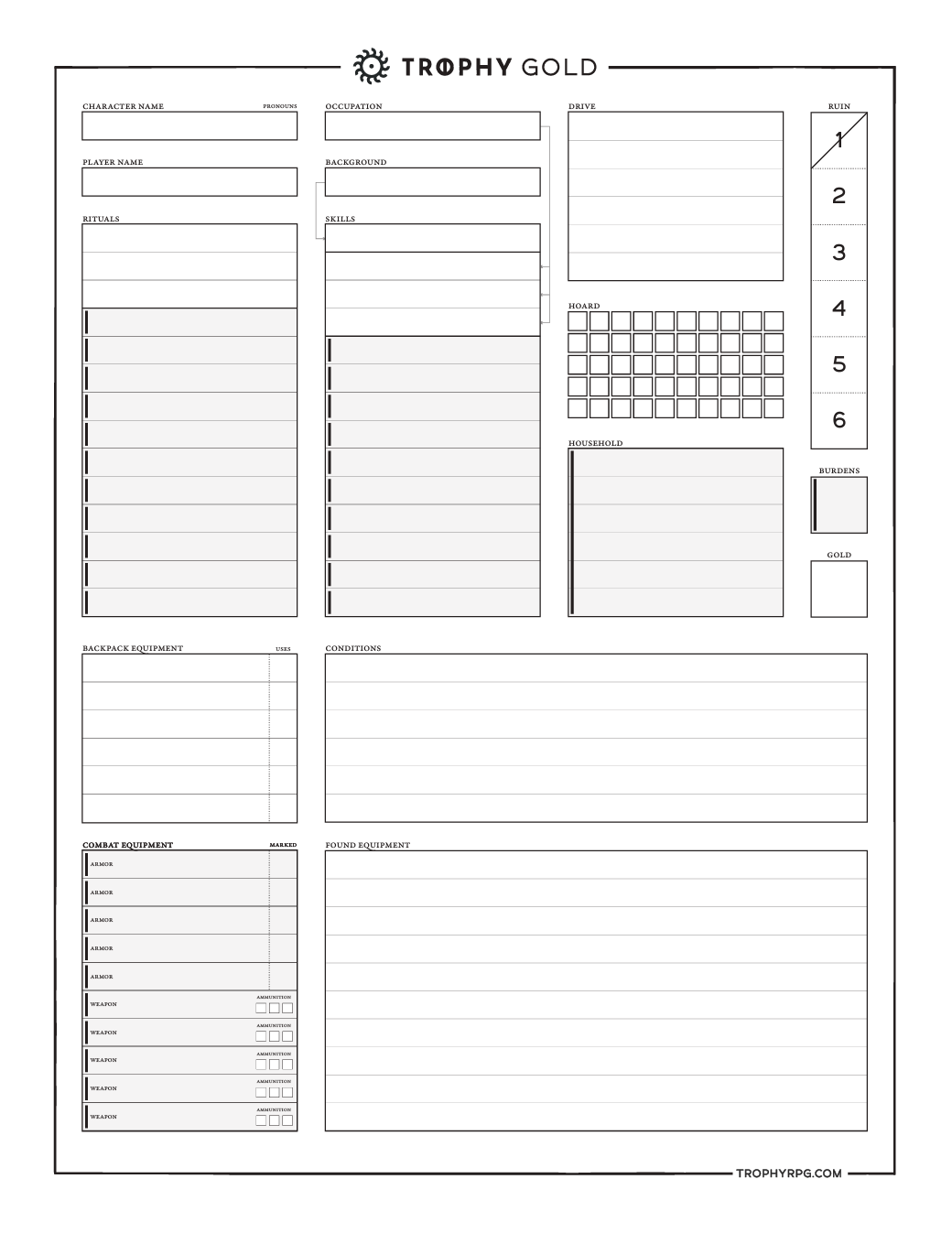 Printable D And D Character Sheet