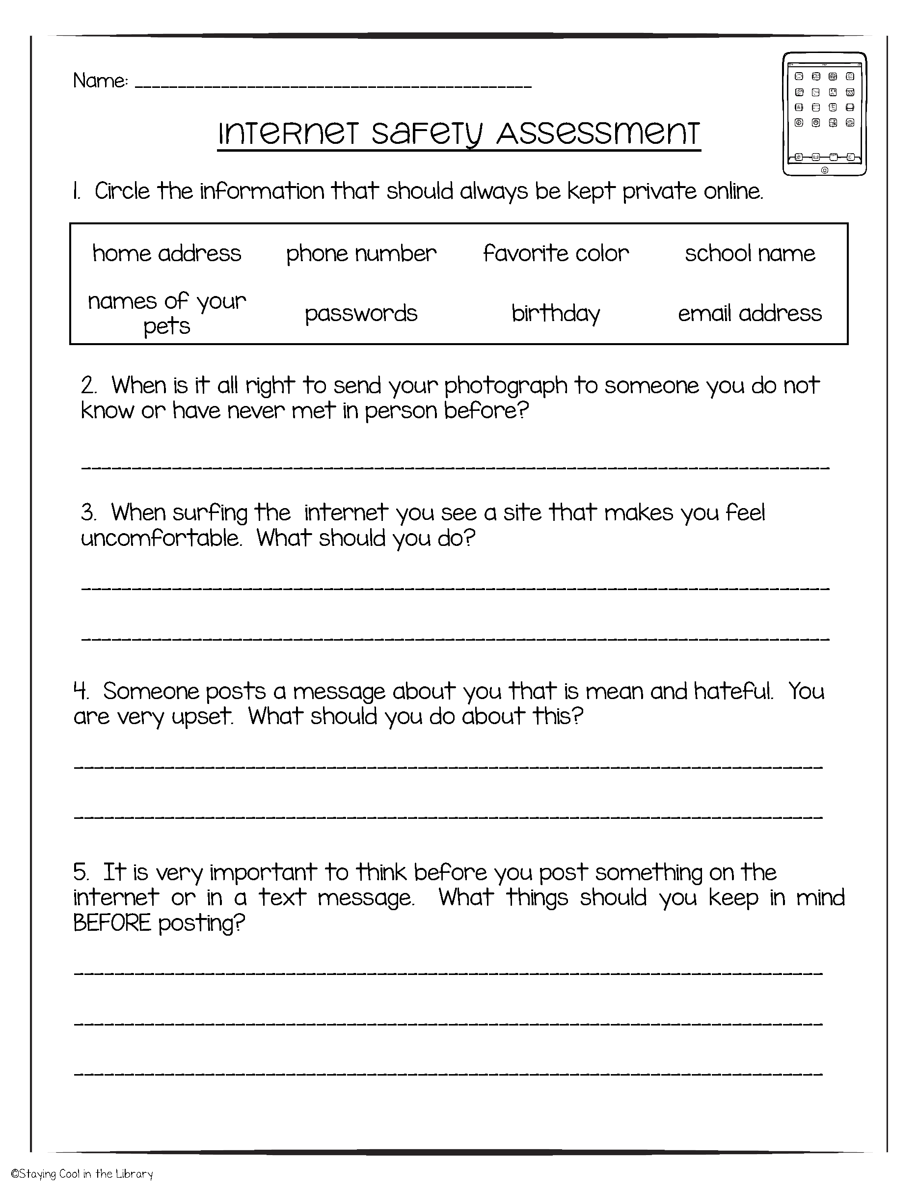 Digital Citizenship PowerPoint Lesson