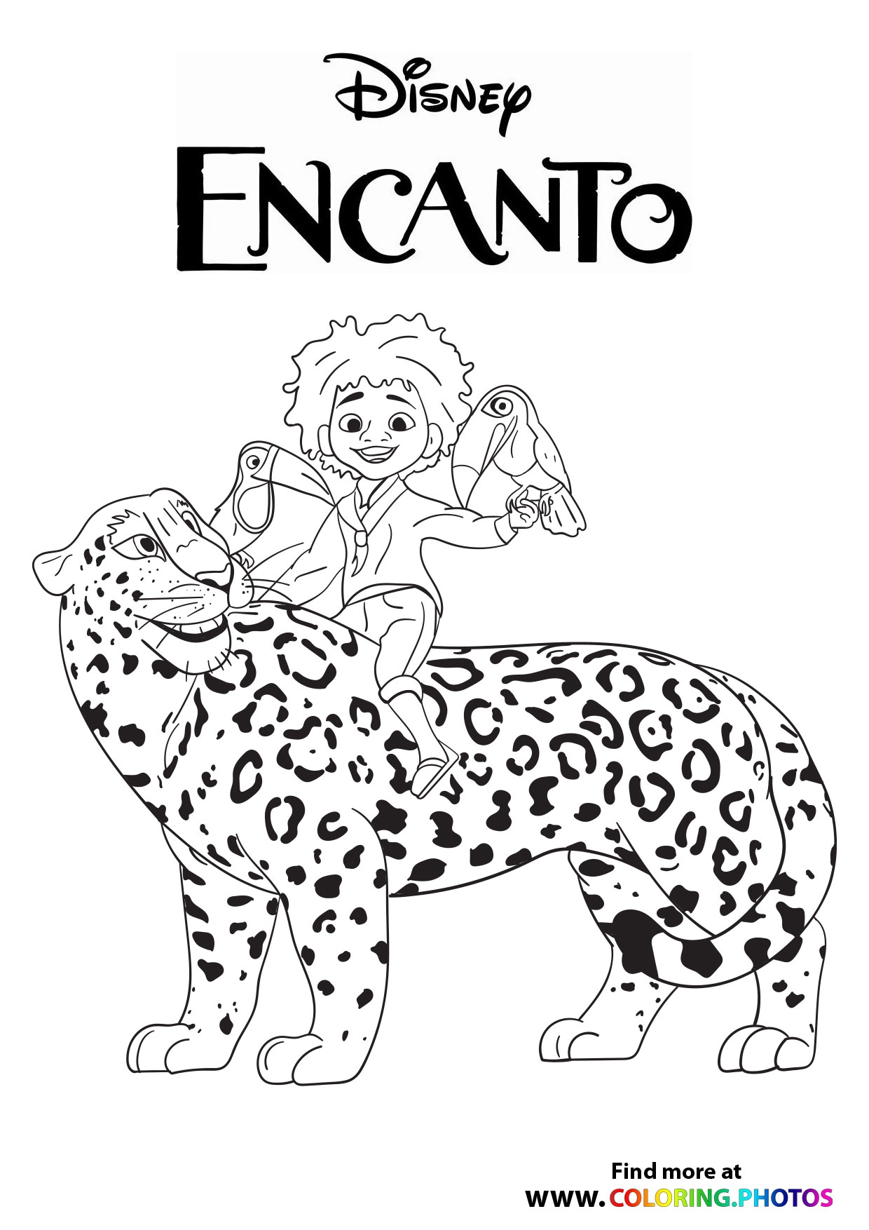 Disney Encanto Coloring Pages For Kids Free Coloring Pages For Print Out