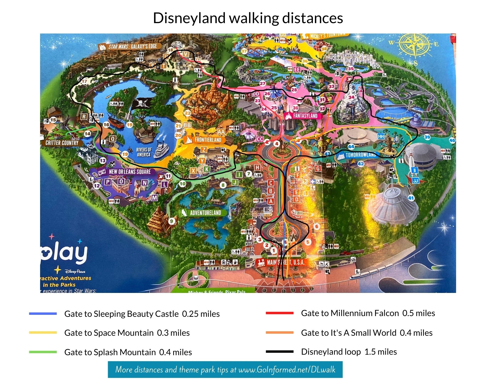 Disneyland Park Map Printable