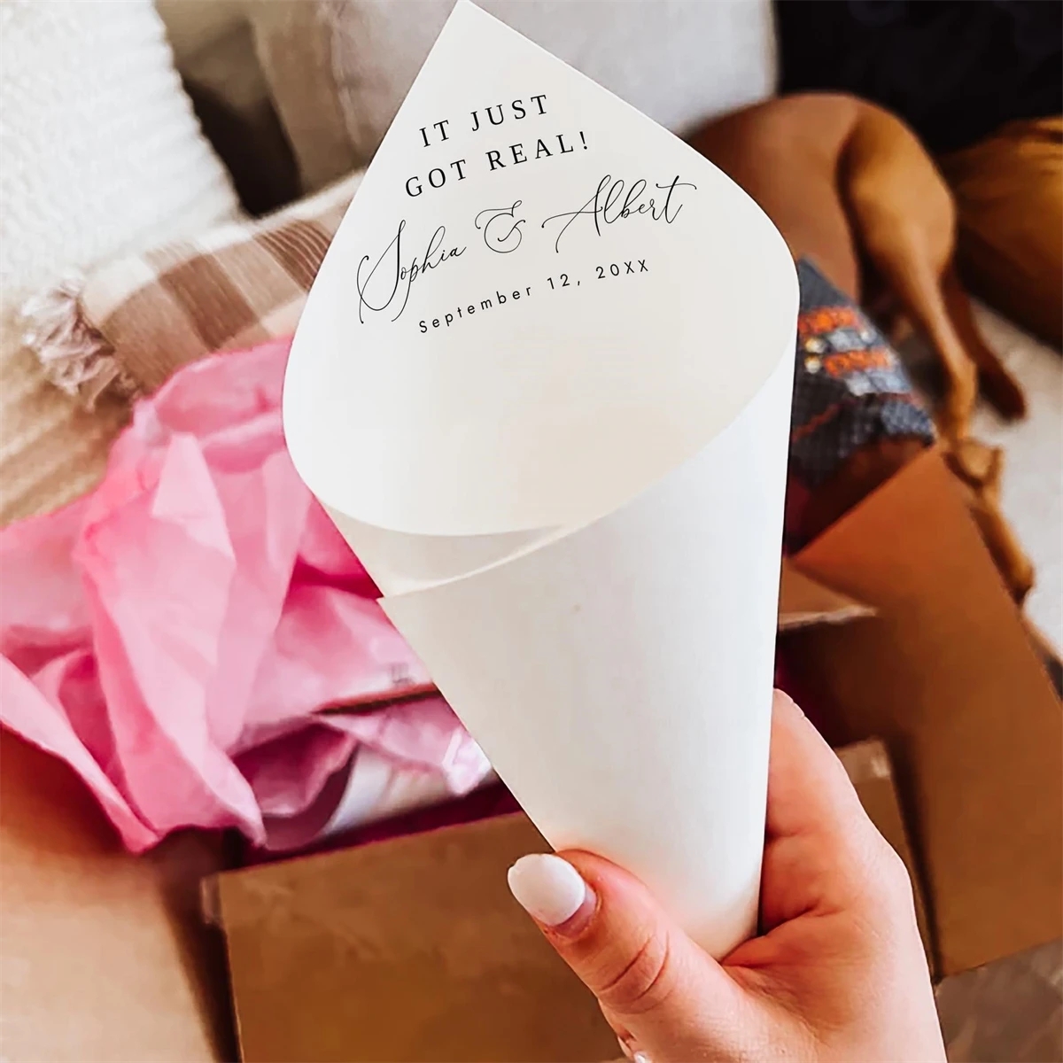Free Printable Petal Cone Template