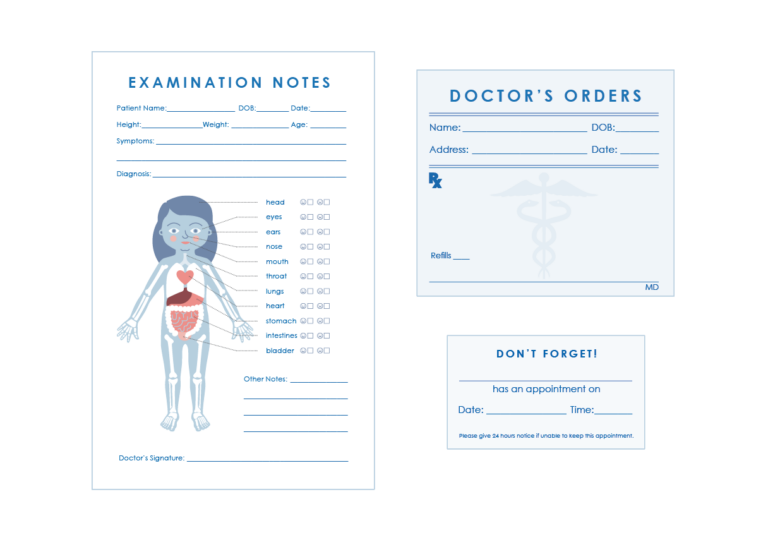 Doctor s Office Play With CMYK Free Printables