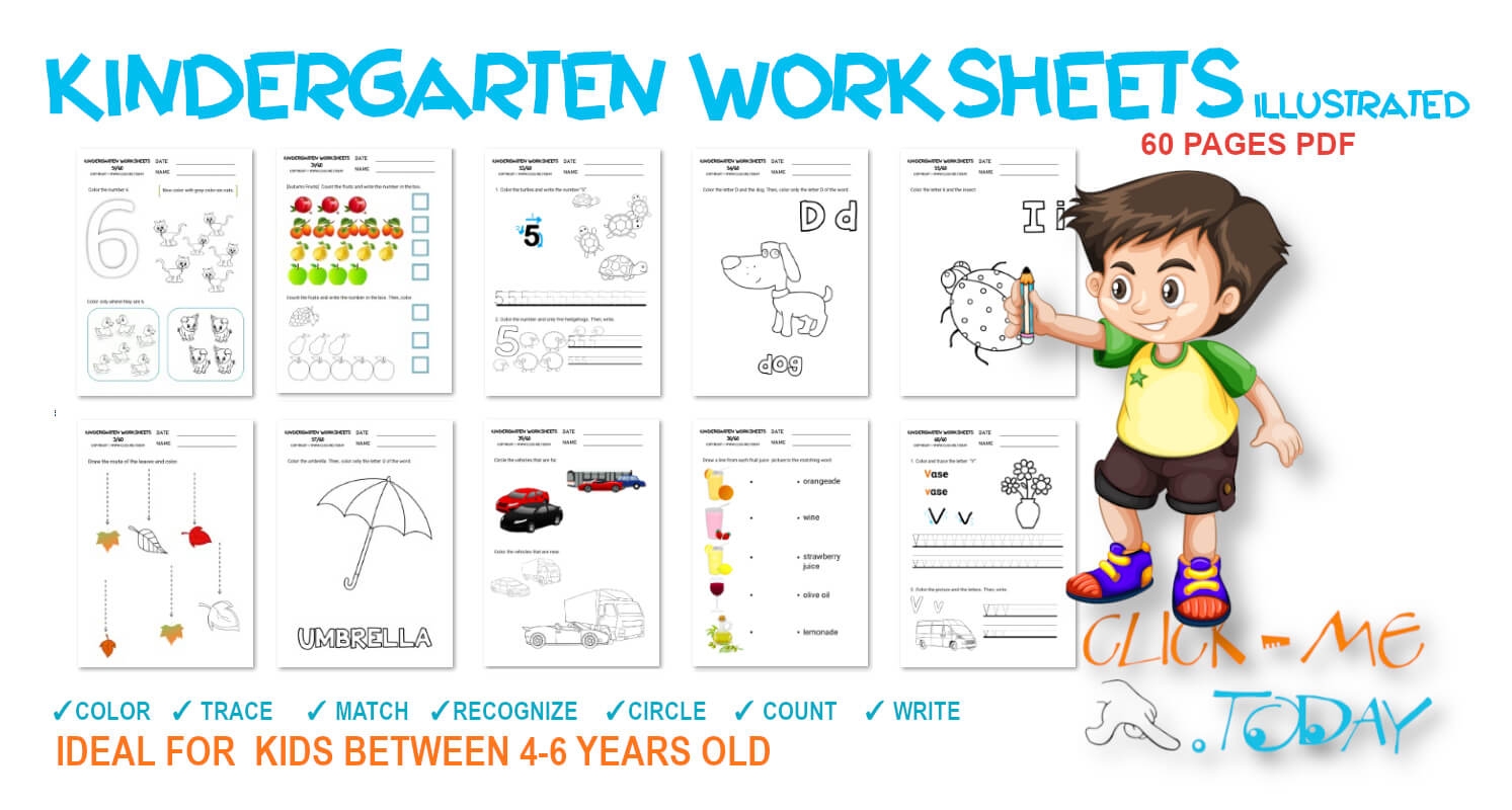 Free Printable Kindergarten Worksheets Printable