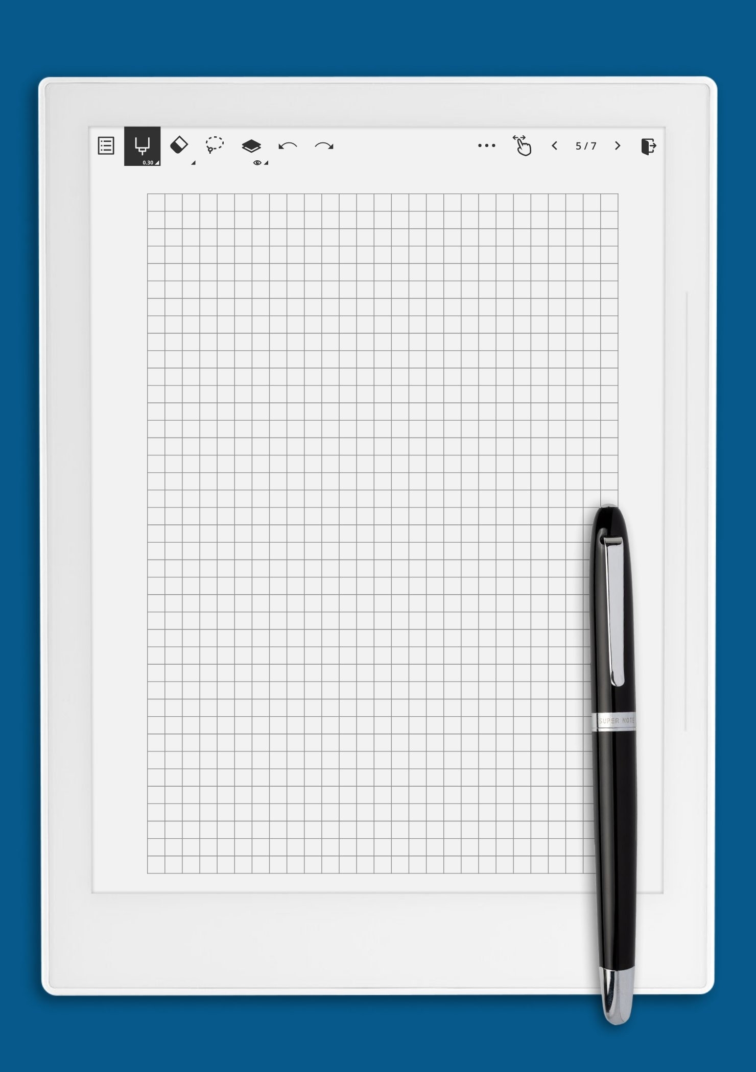 Download Printable 0 5 Cm Grid Paper Printable Blue PDF