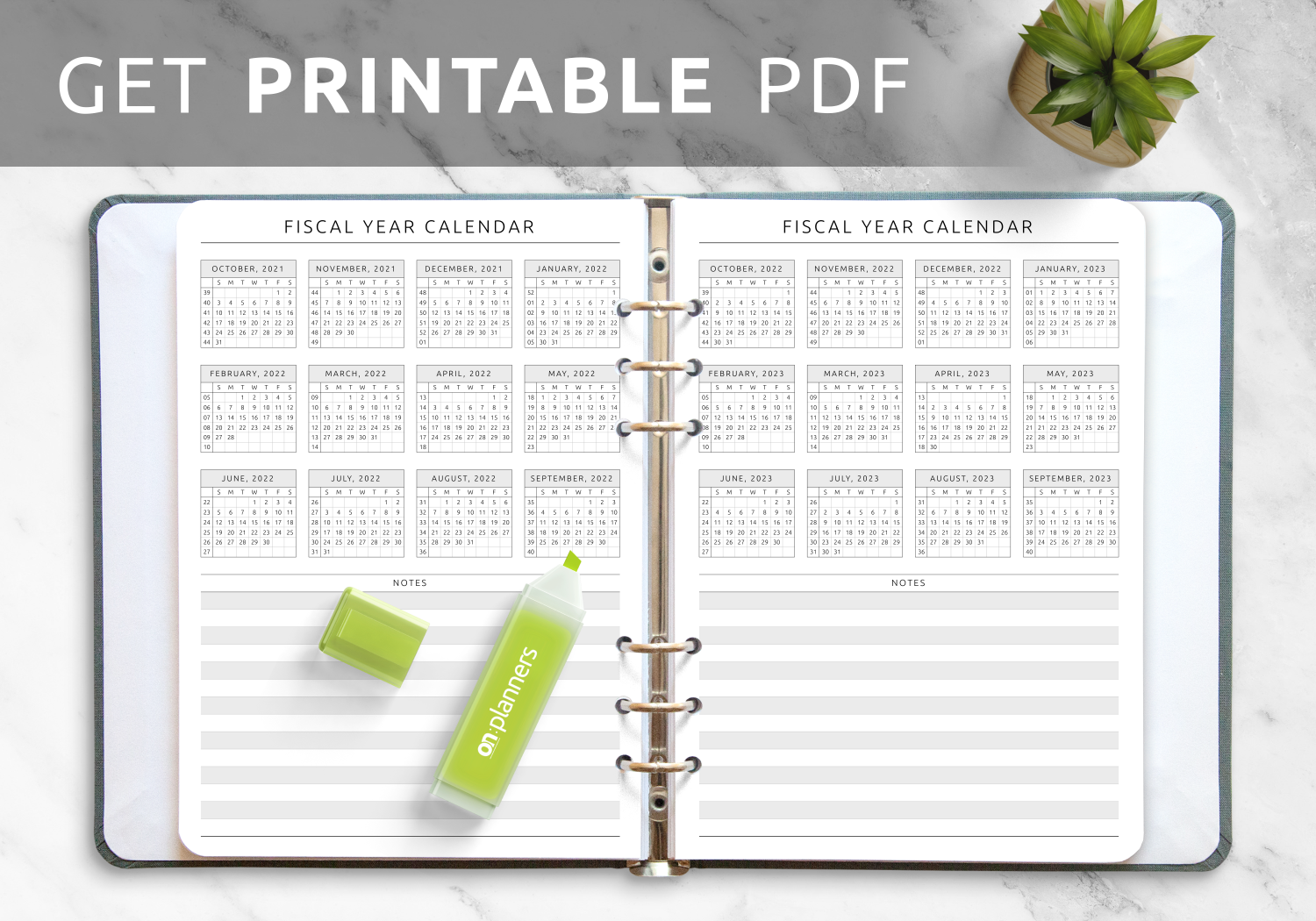 Financial Year Calendar 25 26 Printable