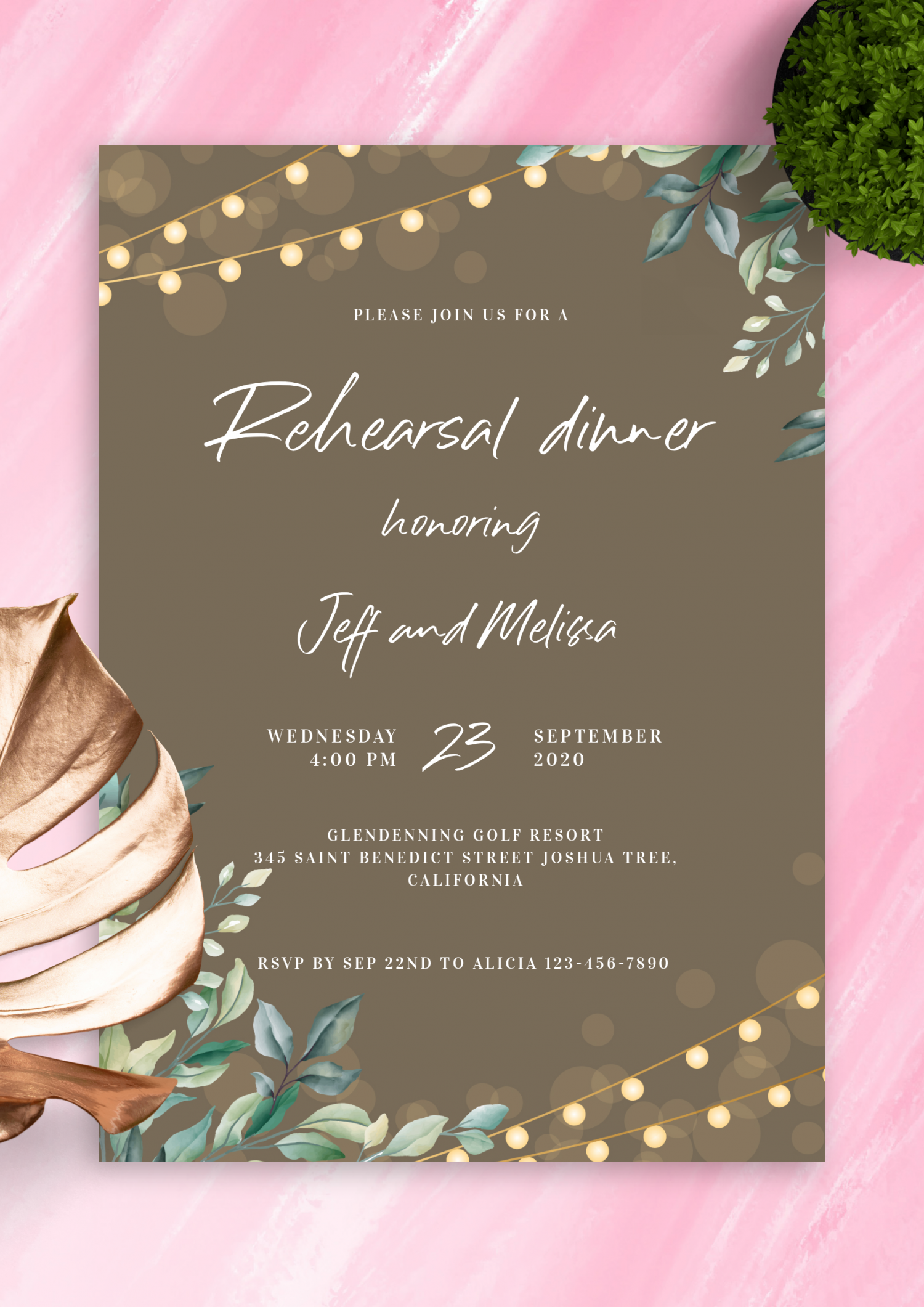 Free Printable Rehearsal Dinner Template Free Printable Rehearsal Dinner Template