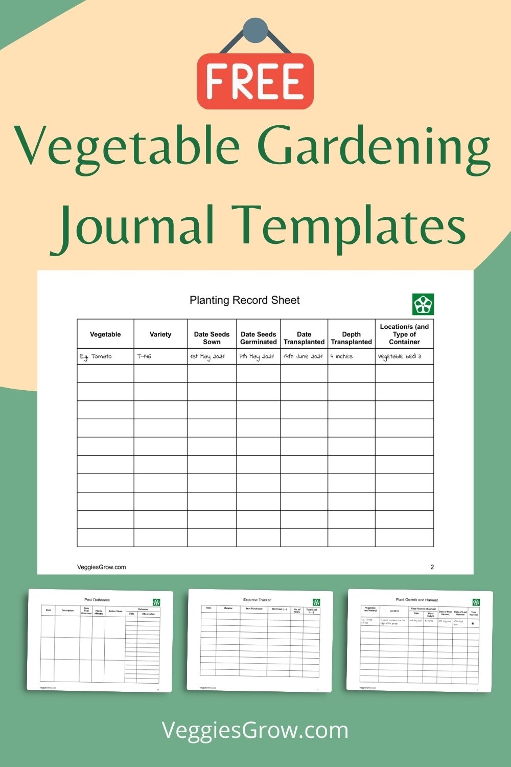 Free Printable Plant Journal Template