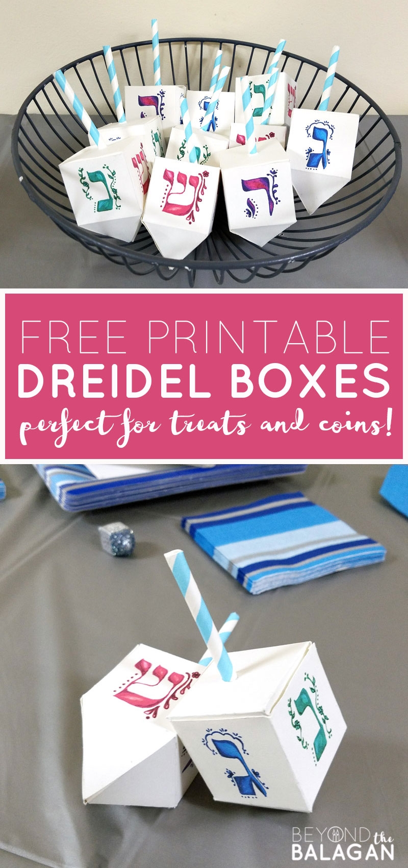 Free Printable Paper Dreidel Template