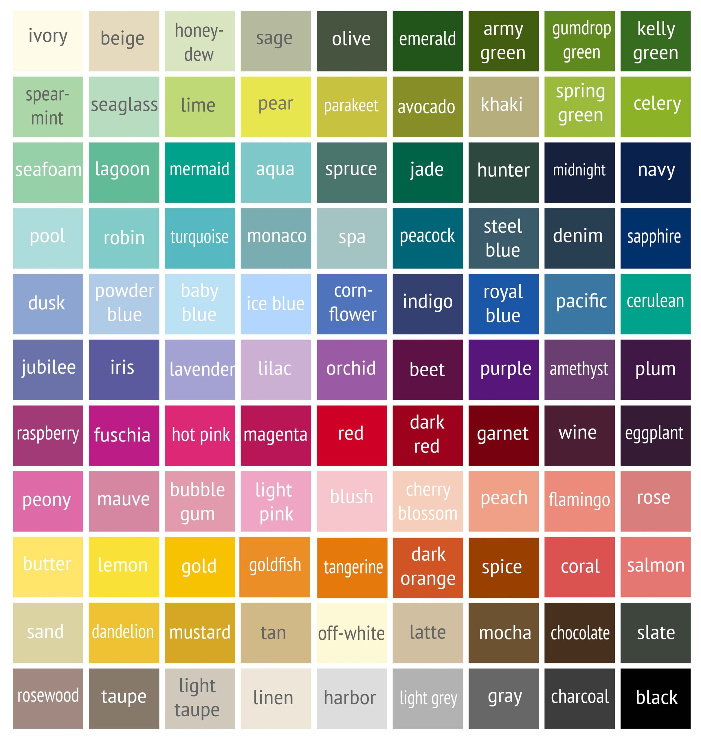 Durable 17 X 22 Laminated Colors Chart For Durable 17 X 22 Laminated Colors Chart For