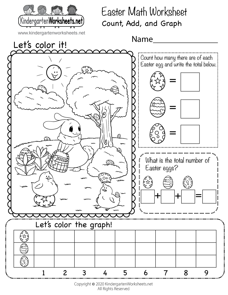 Easter Math Worksheet Free Printable Digital U0026 PDF
