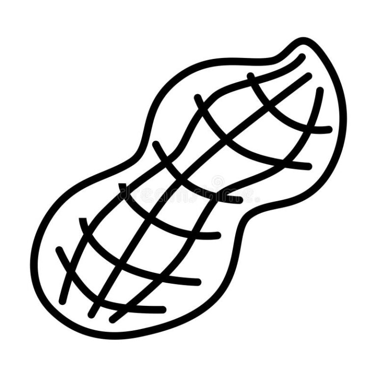 Eco Peanut Icon Outline Style Stock Vector Illustration Of Isolated Healthy 162933128