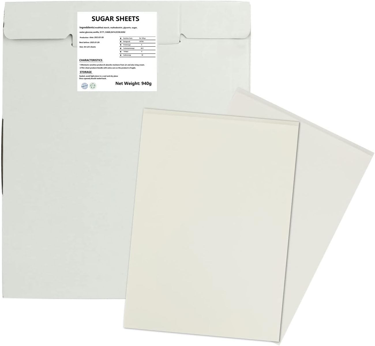 Printable Edible Sugar Sheets