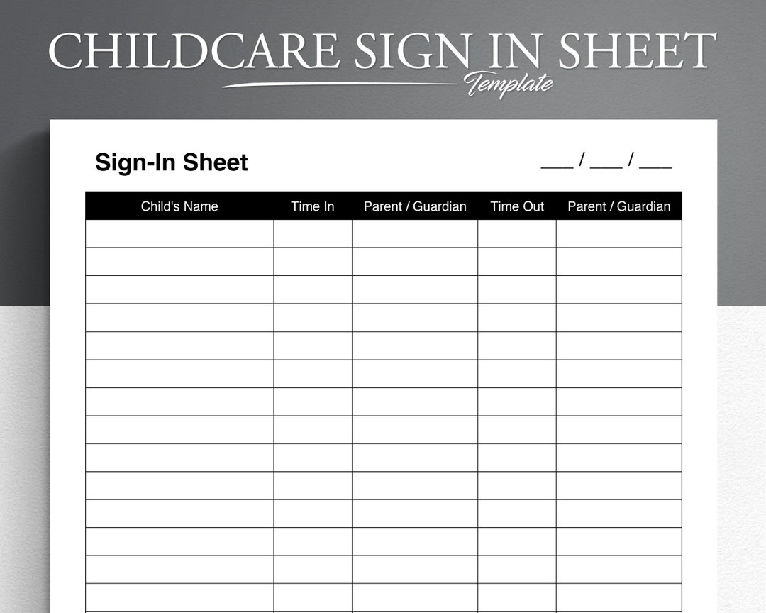 Editable Childcare Sign In Sheet Daycare Sign In Nursery Sign In Parent Drop Off Daycare Check In Etsy UK Editable Childcare Sign In Sheet Daycare Sign In Nursery Sign In Parent Drop Off Daycare Check In Etsy UK