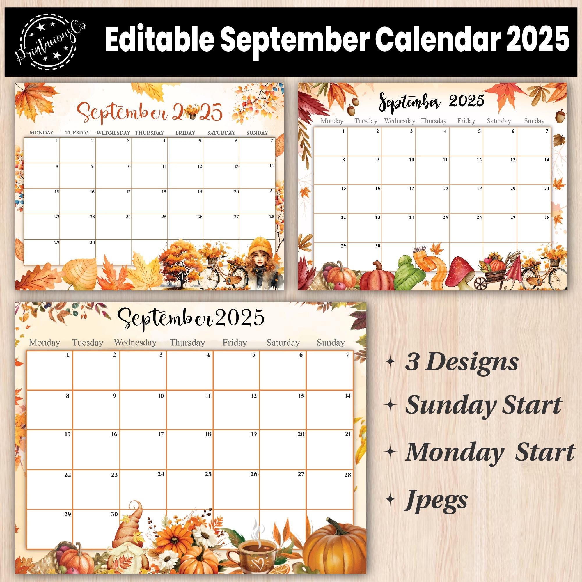 Editable September 2025 Calendar Printable Wall Calendar 2025 Fillable Monthly Planner Sunday Monday Start Kids Calendar 2025 Etsy Editable September 2025 Calendar Printable Wall Calendar 2025 Fillable Monthly Planner Sunday Monday Start Kids Calendar 2025 Etsy