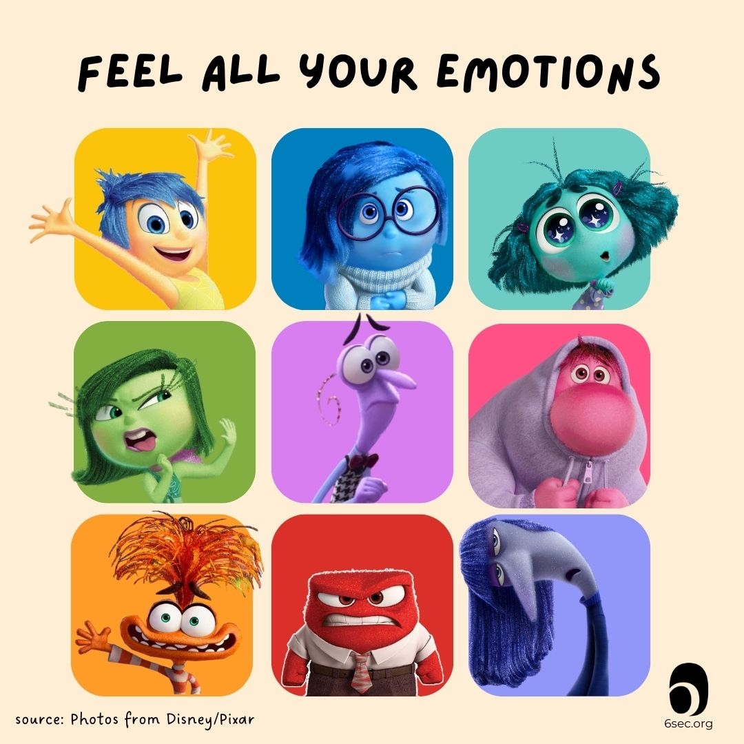 Inside Out Emotions Chart Printable