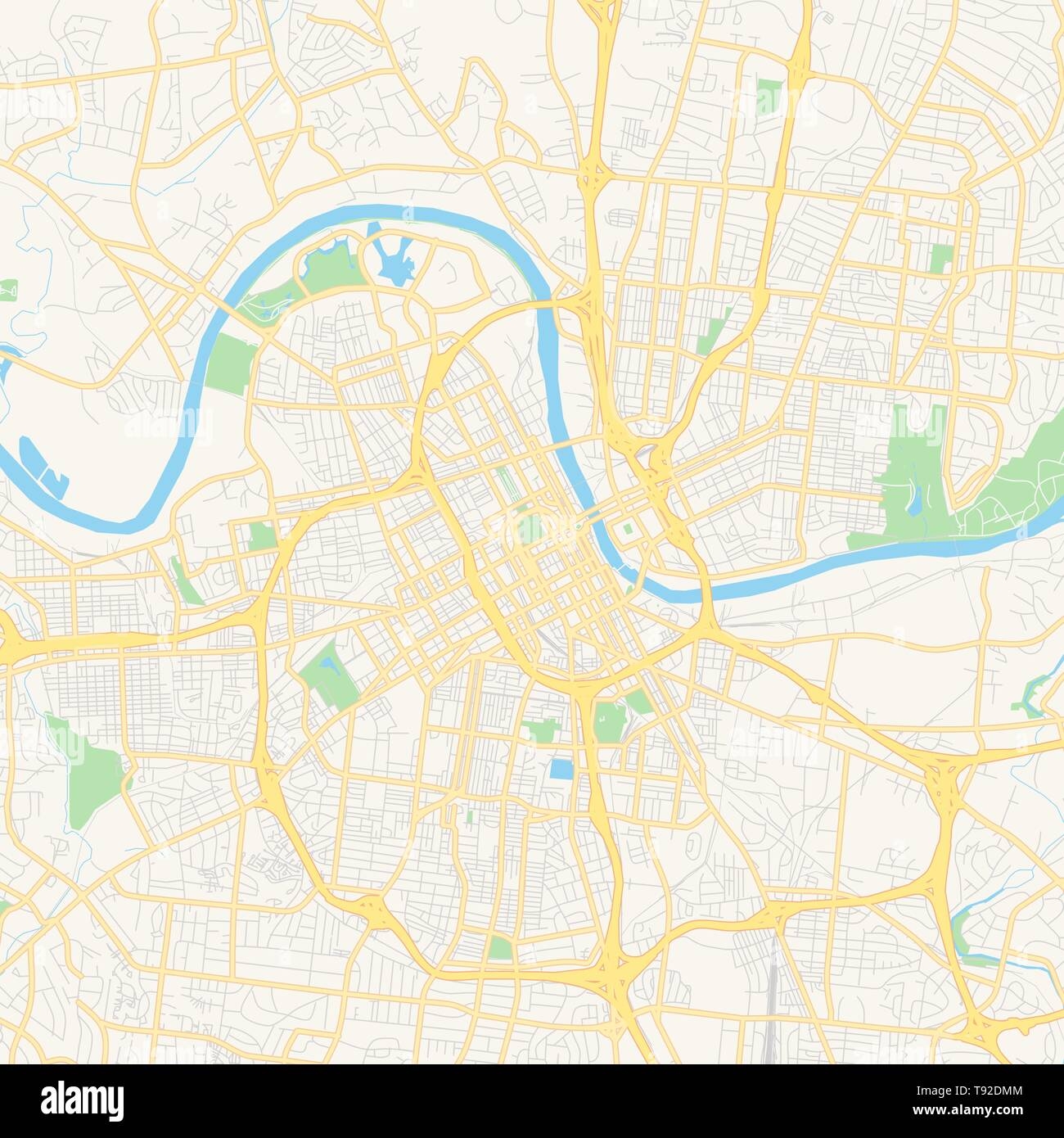 Nashville City Map Printable Nashville City Map Printable