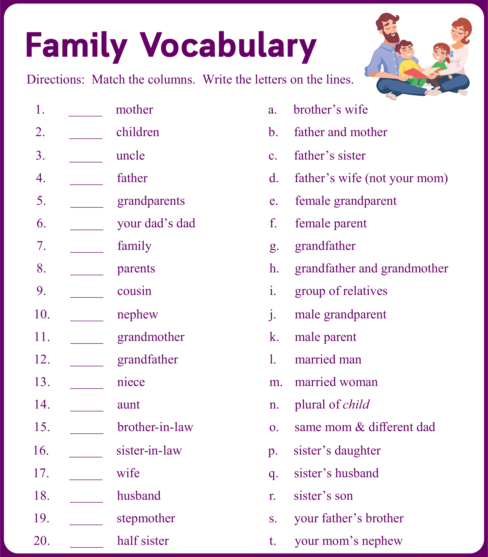 ESL Worksheets Free And Printable Fun With Cute Images Worksheets Library