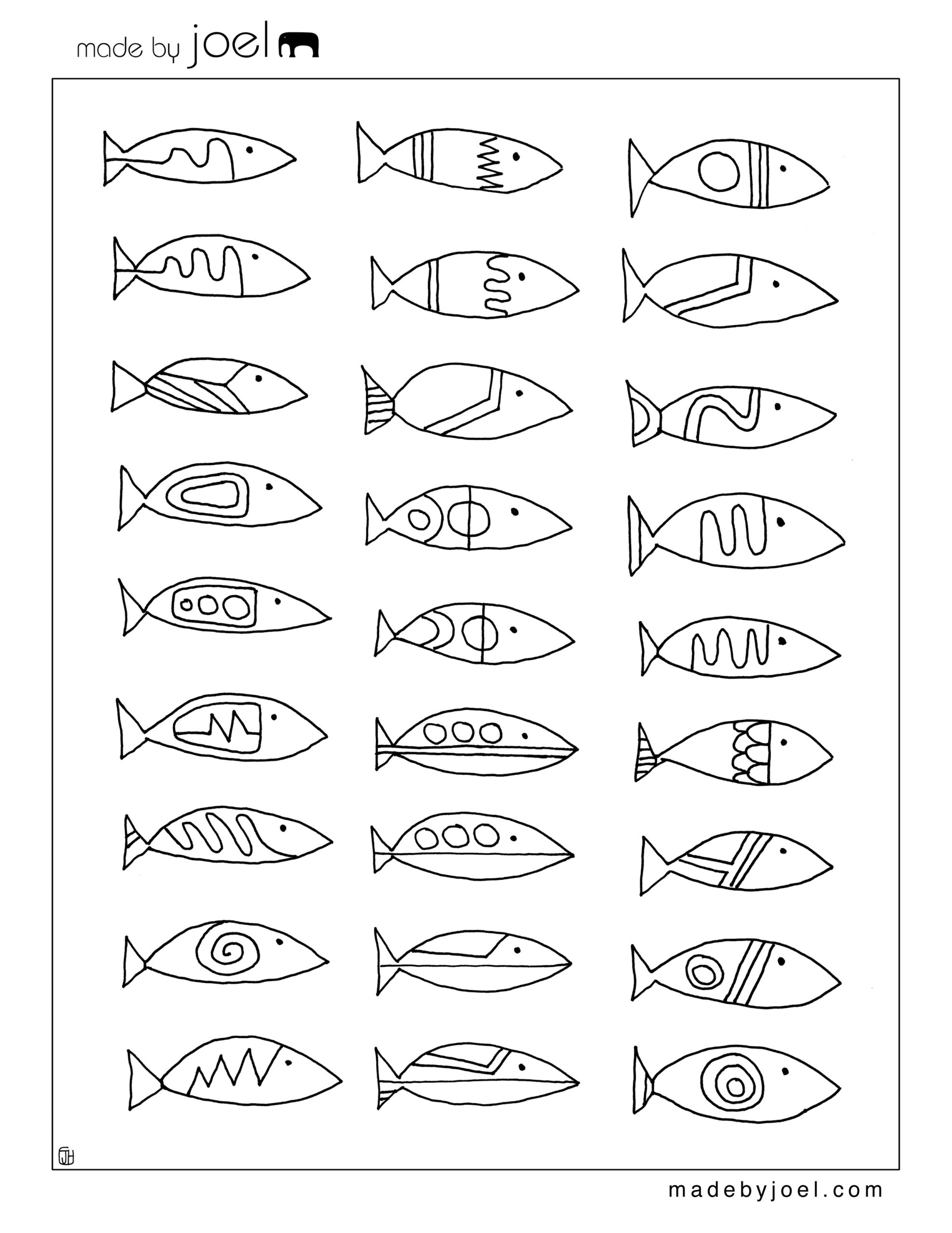 Fish Designs Made By Joel