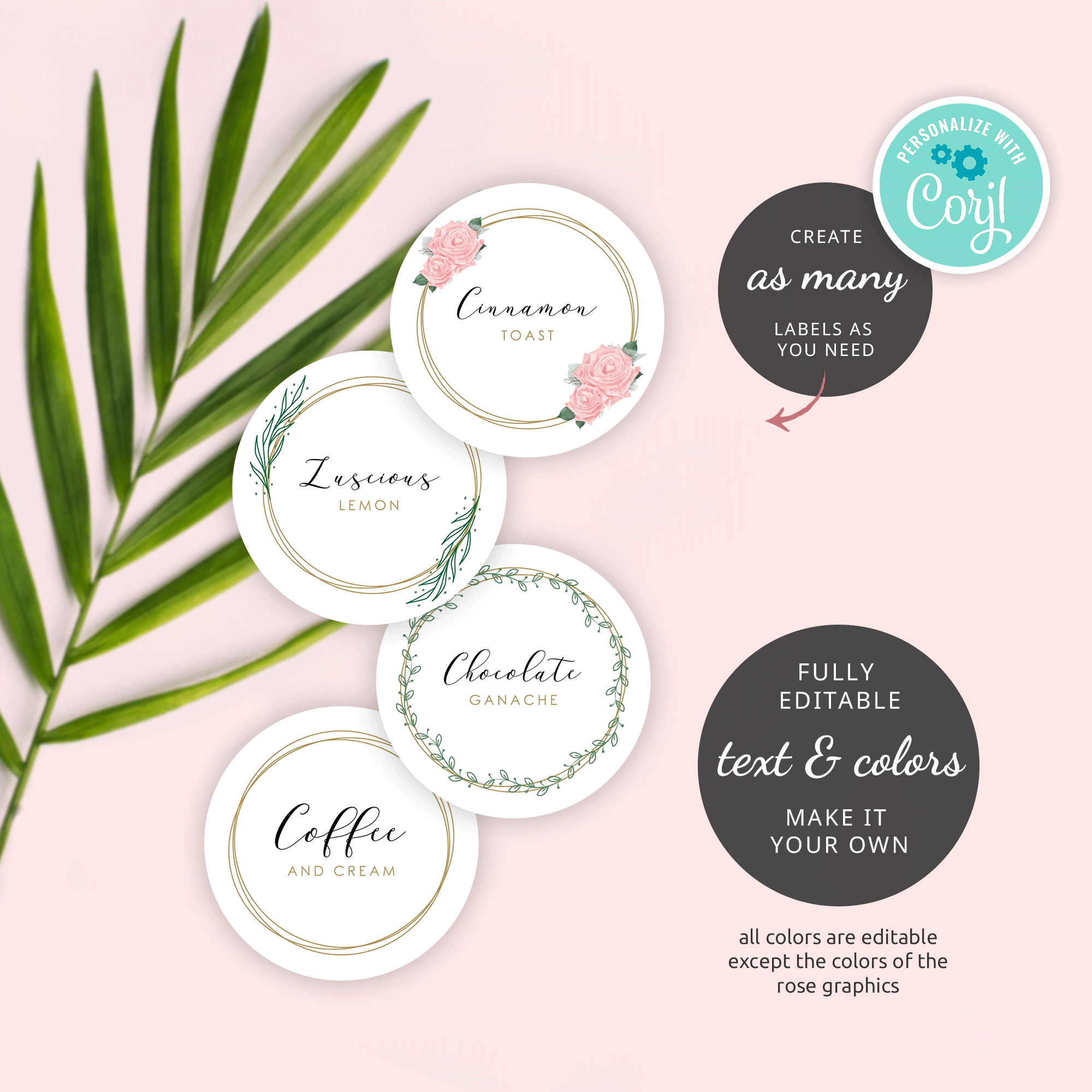 Free Printable Round Label Template
