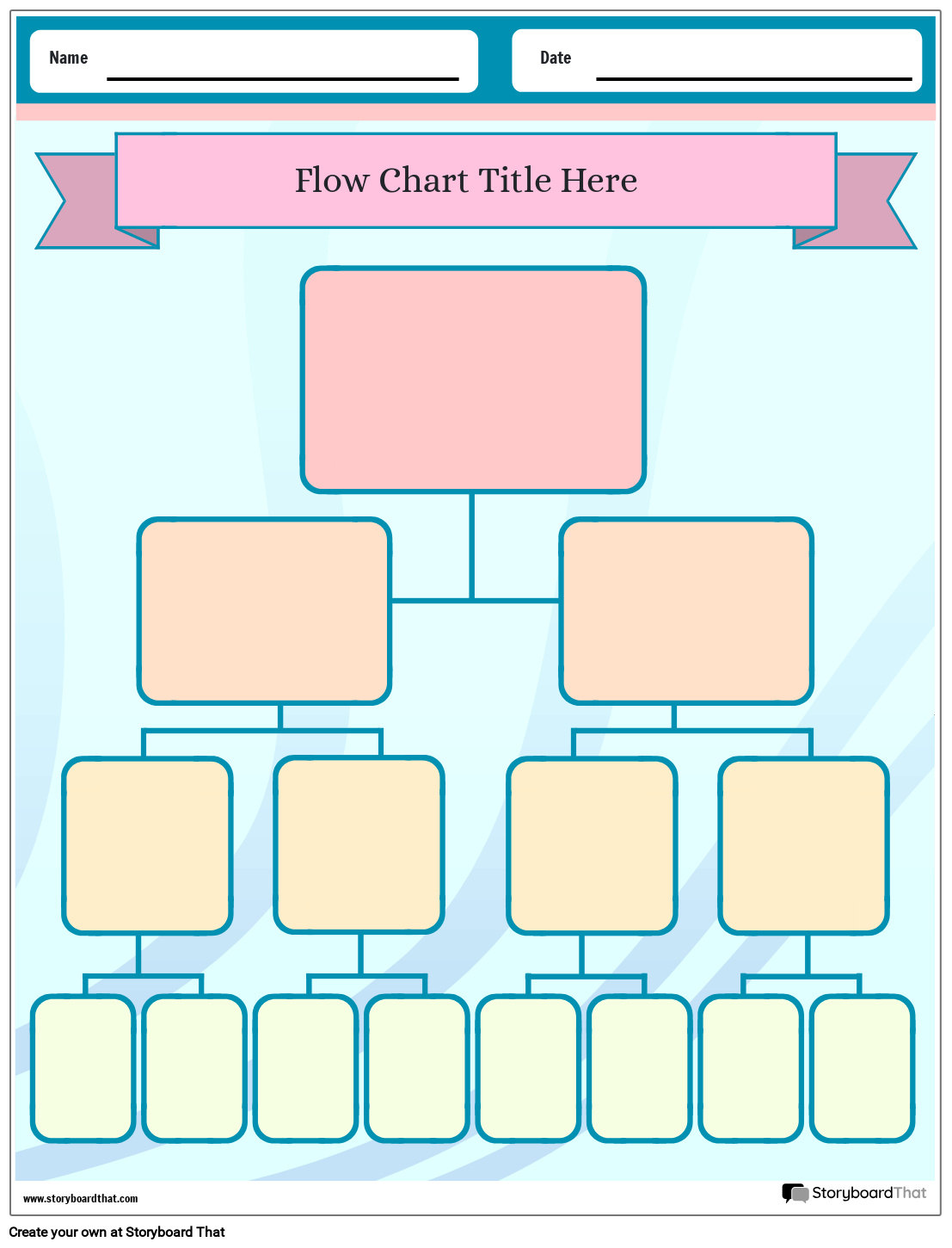 Printable Multi Flow Map