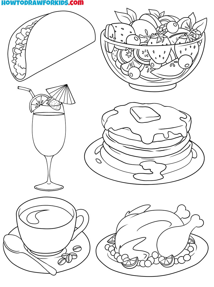 Food Coloring Sheets Printable