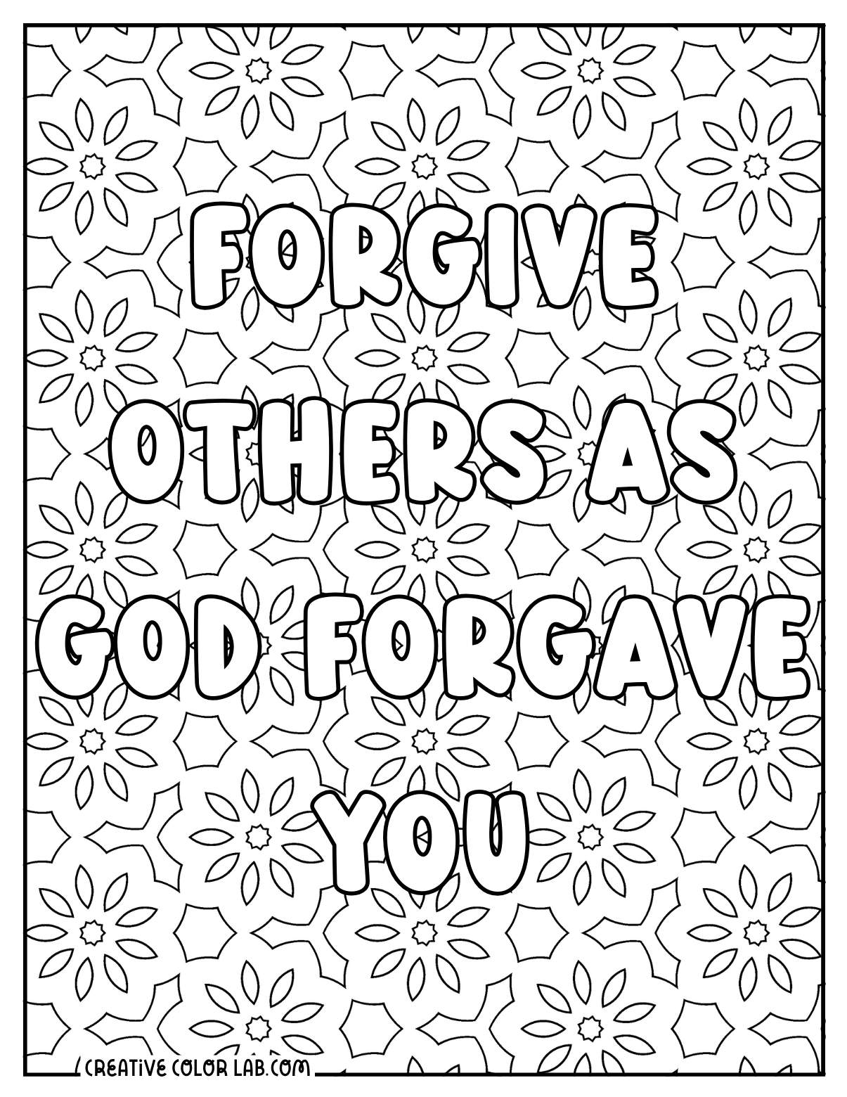 Free Printable Forgiveness Activity Sheets