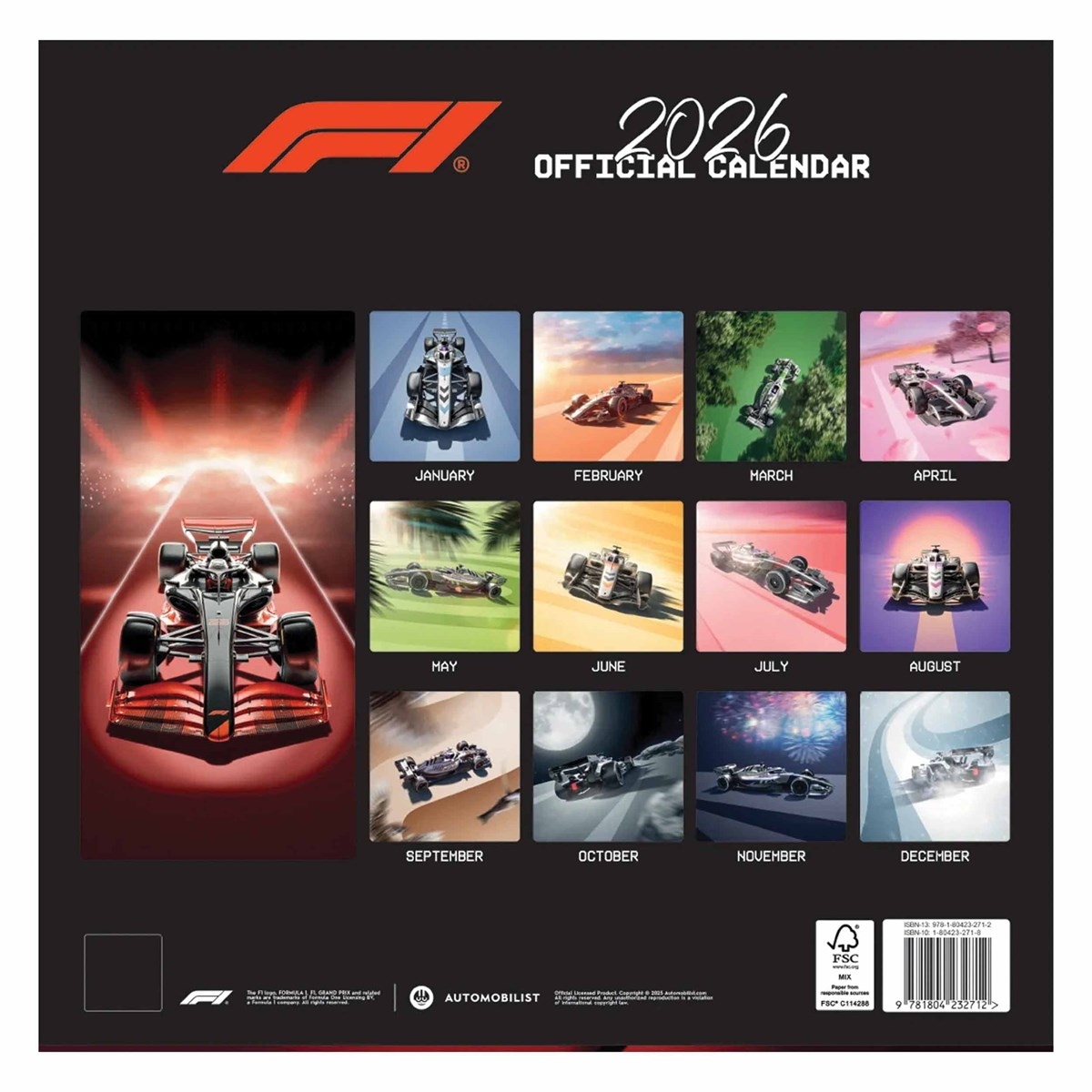 Formula 1 Official Calendar 2026