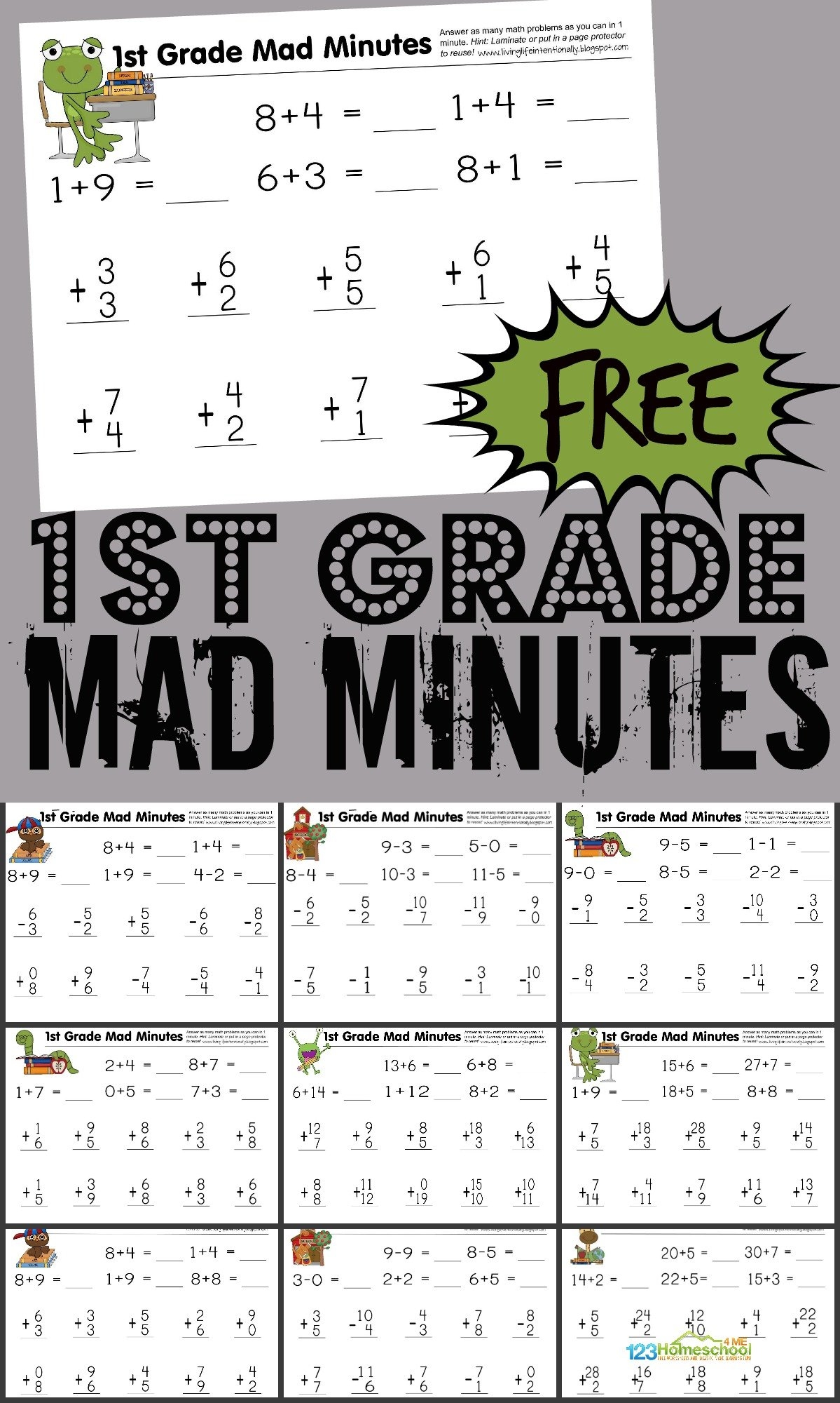 Free Printable Addition Facts Worksheets