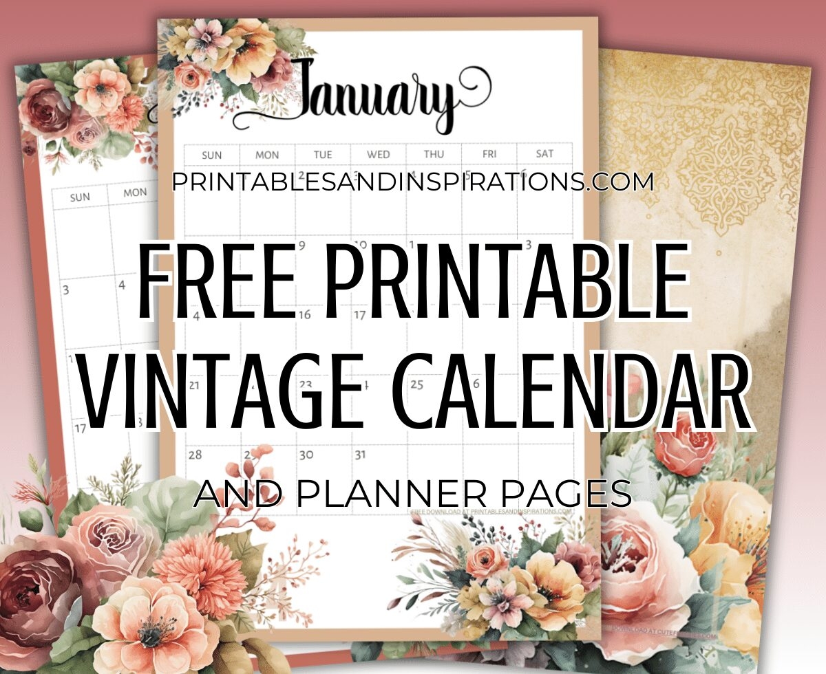 2026 Calendar Printable Monthly