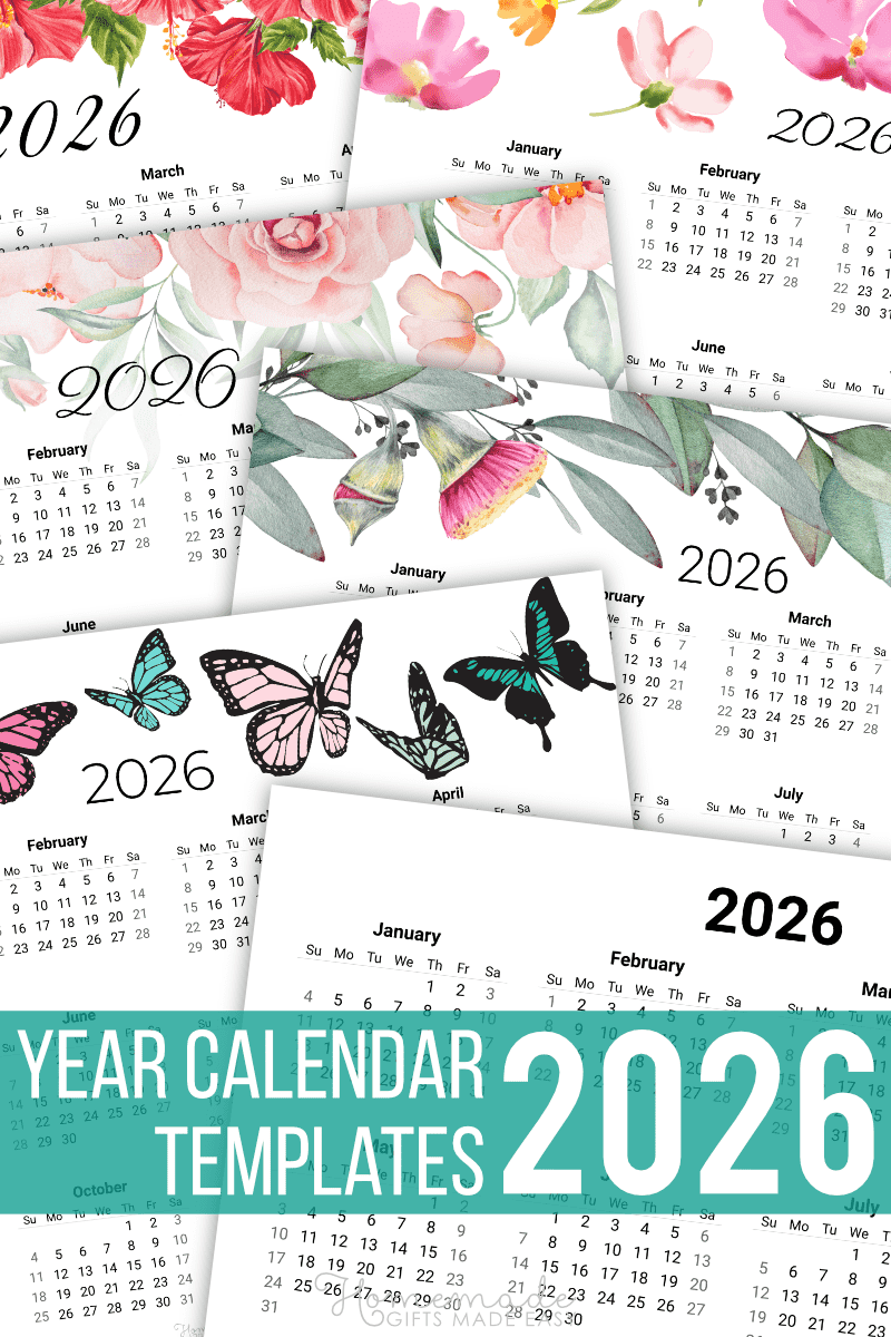 Printable Monthly Calendar 2026 Printable Monthly Calendar 2026