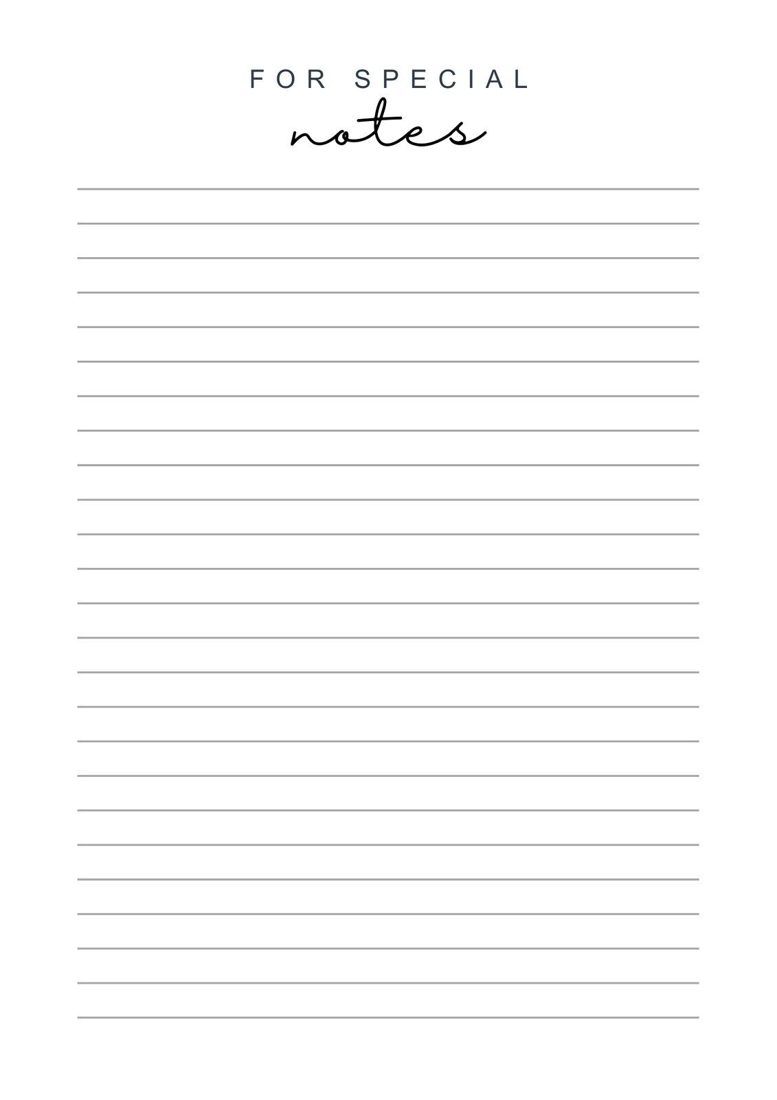 Free And Customizable Notes Templates